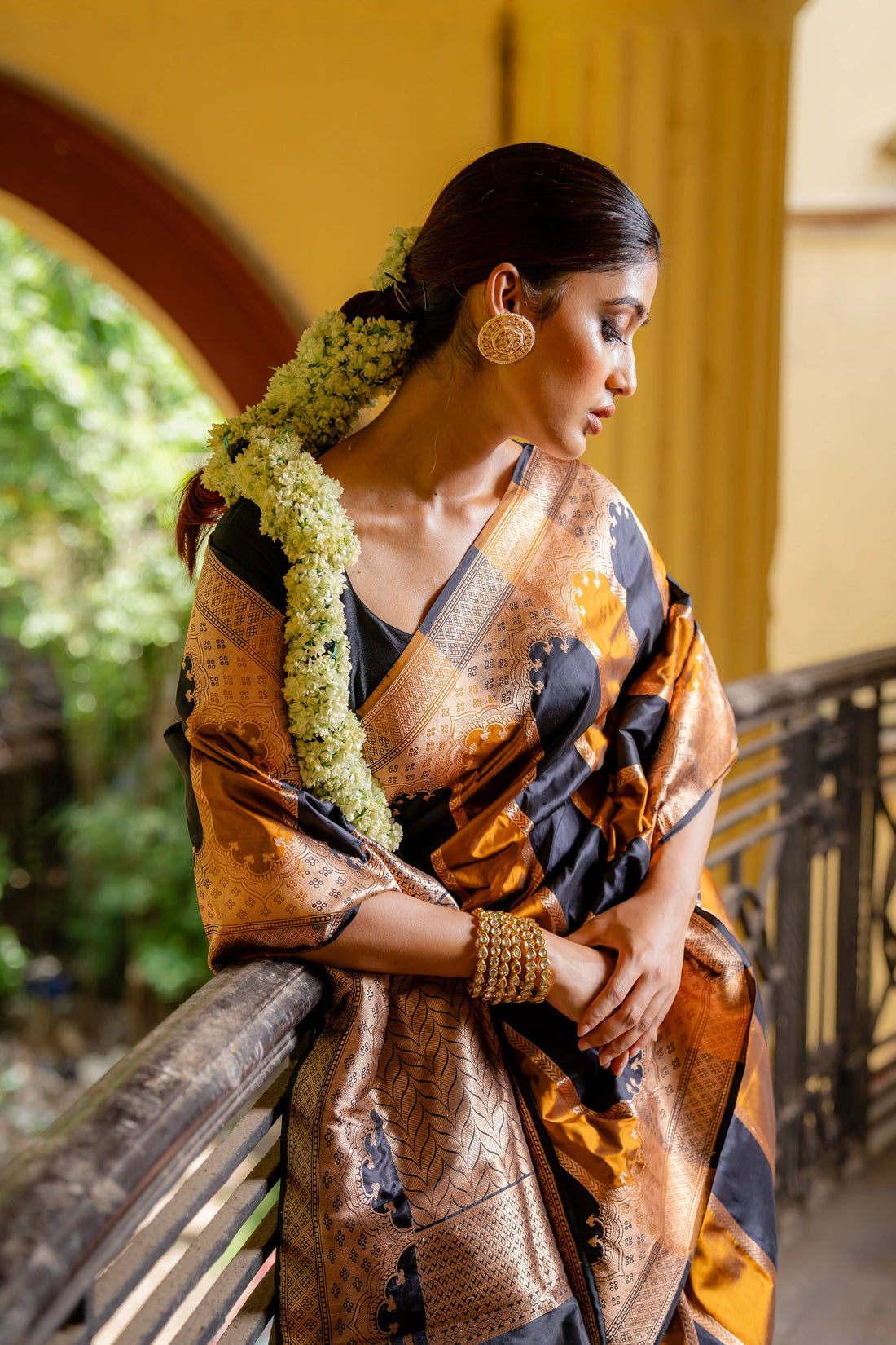 Designer Pure Silk Banarasi katan in Rankaat style
