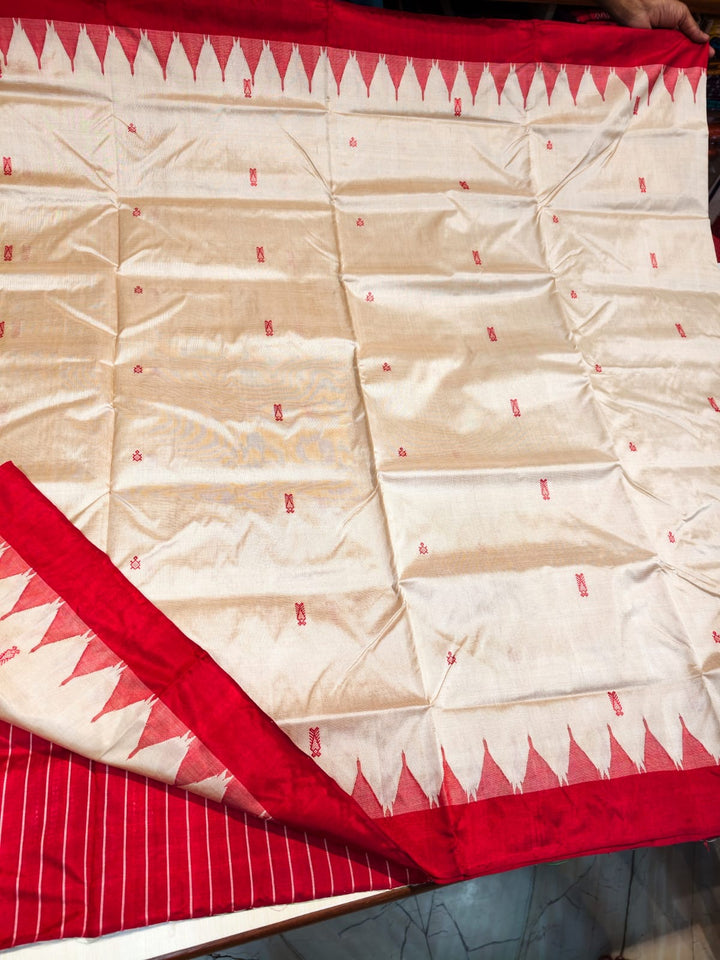 Odisha Handloom – Sambalpuri Fudakumbha Tussar Silk Saree