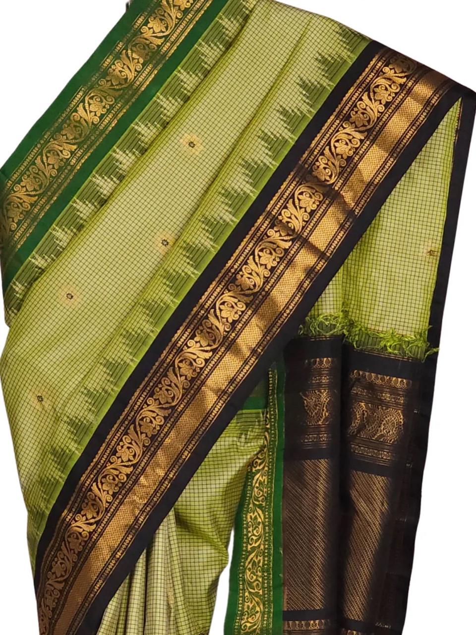 Kshira Gadwal Silk Saree