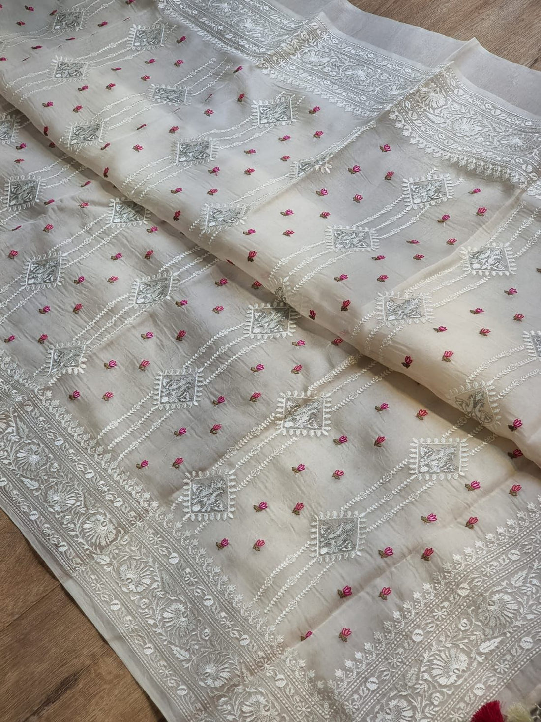 Noor Organza Silk Saree
