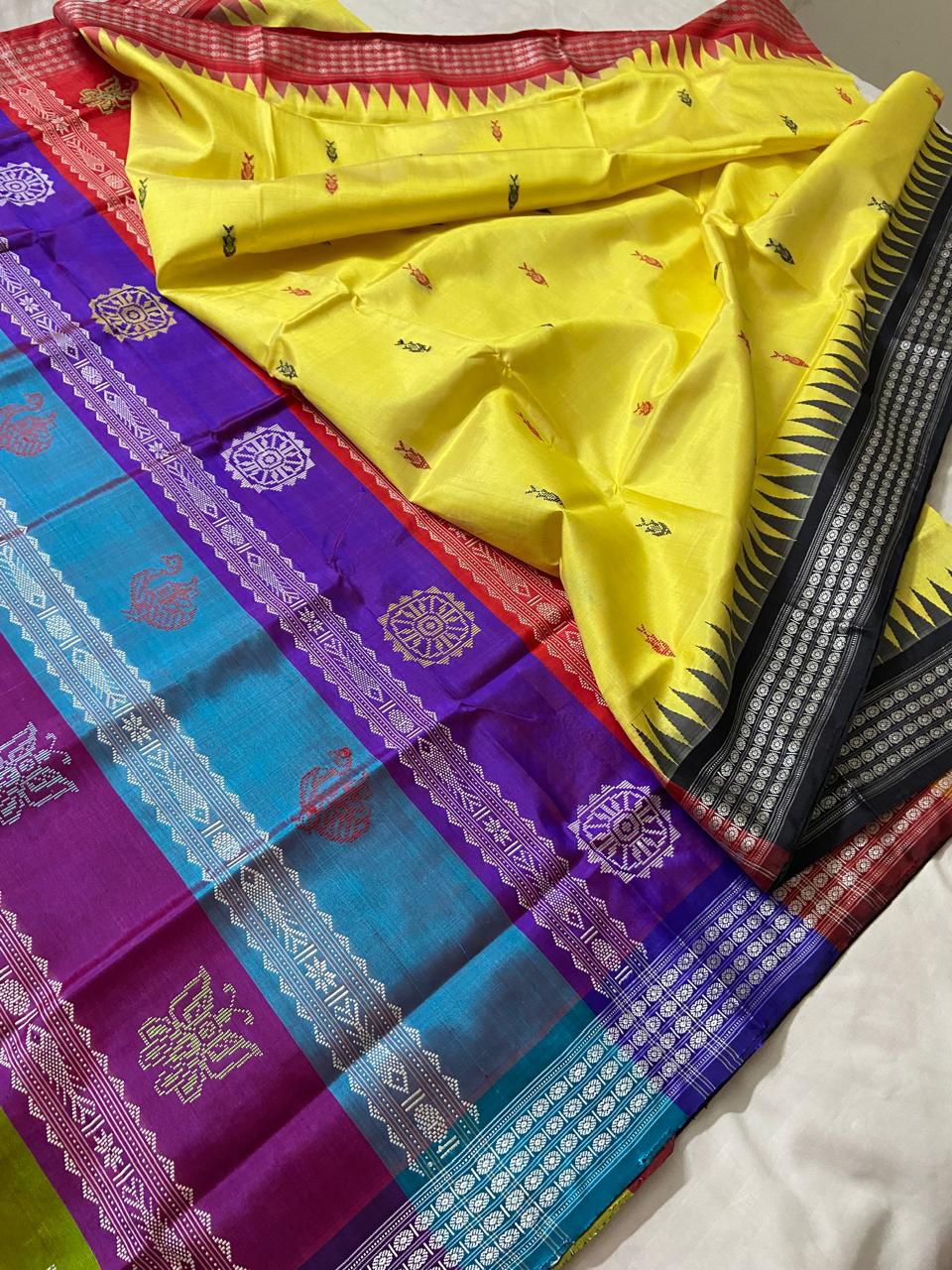Rangtara Berhampuri Silk Saree