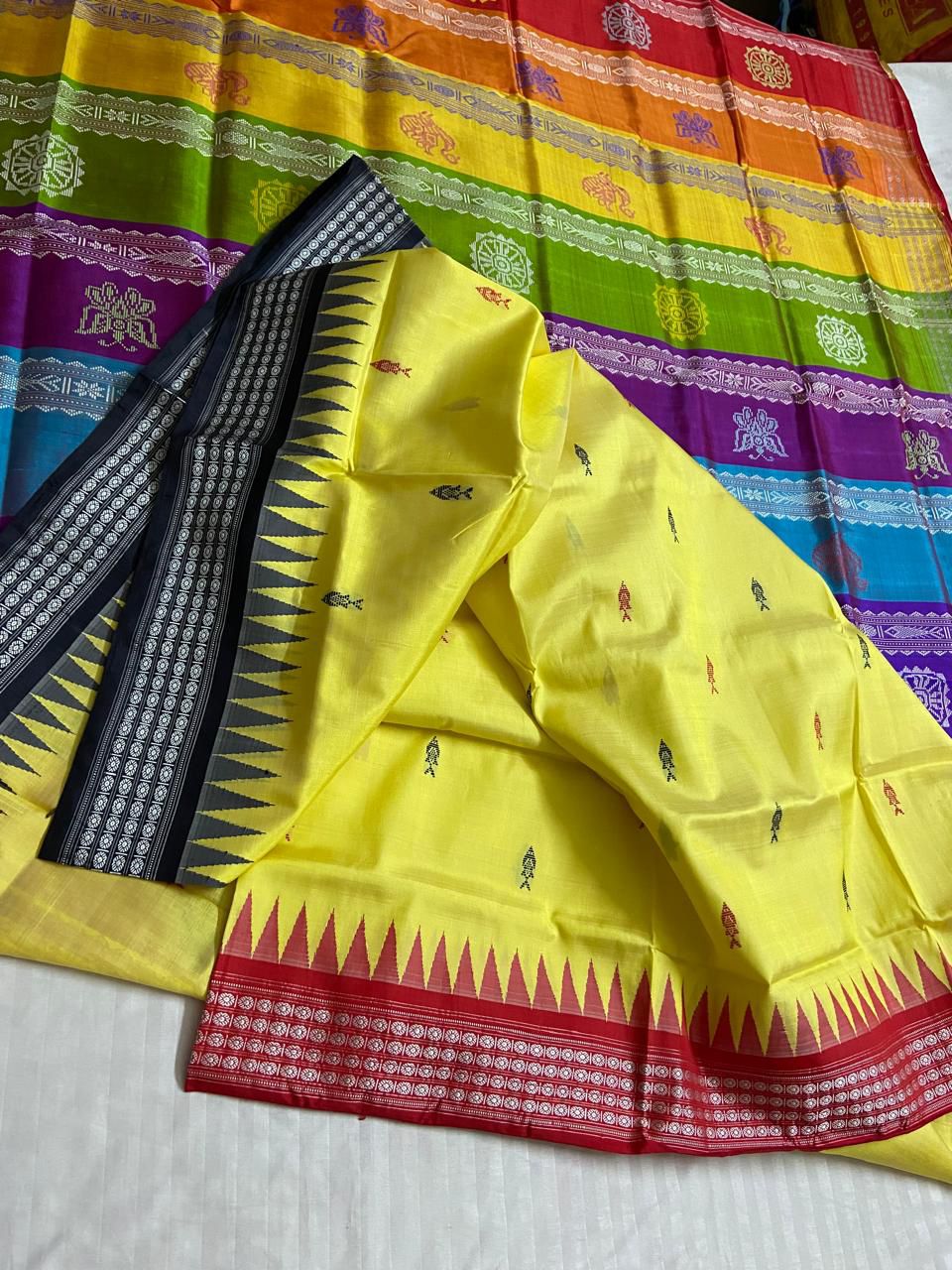 Rangtara Berhampuri Silk Saree