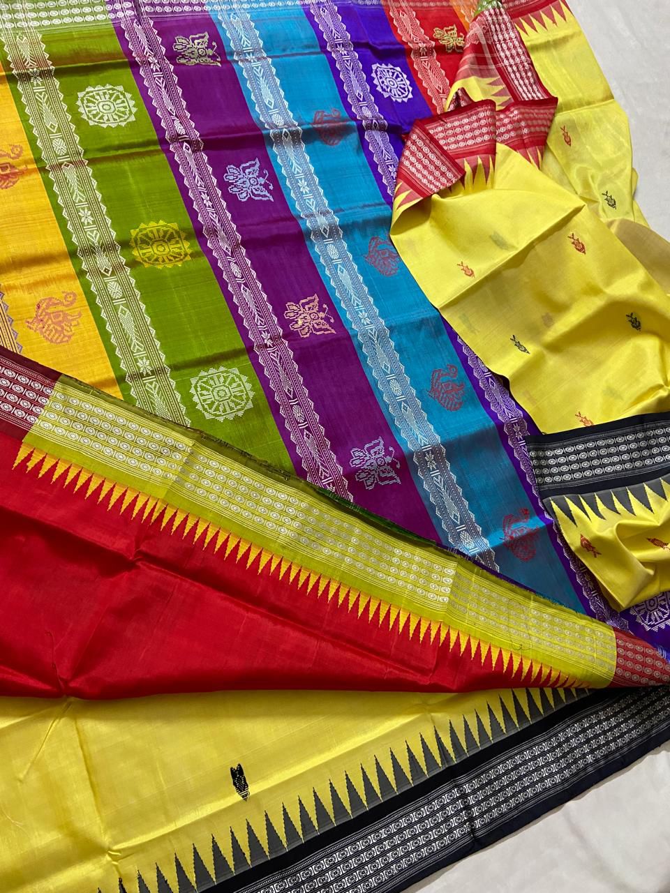 Rangtara Berhampuri Silk Saree