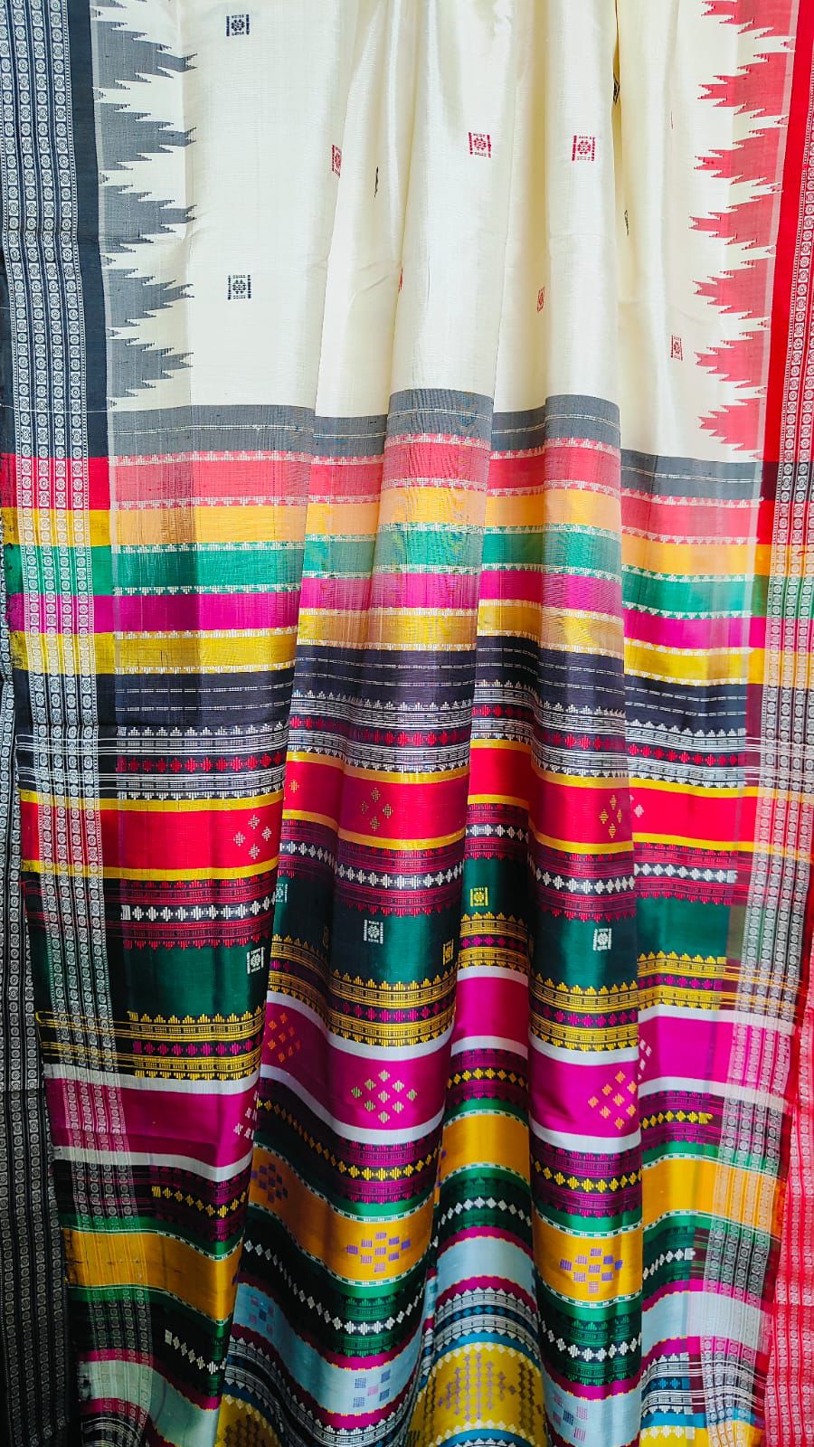 Rudraksha Heritage Berhampuri Silk Saree