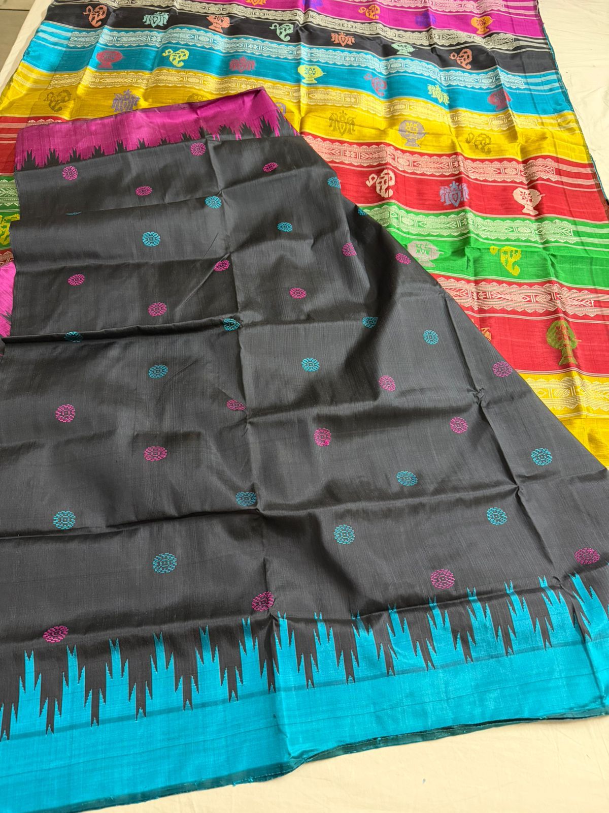Heritage Grandeur Berhampuri Silk Saree
