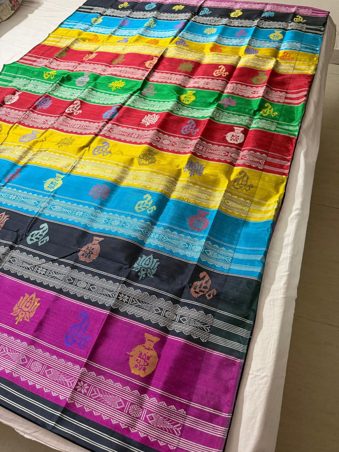 Heritage Grandeur Berhampuri Silk Saree