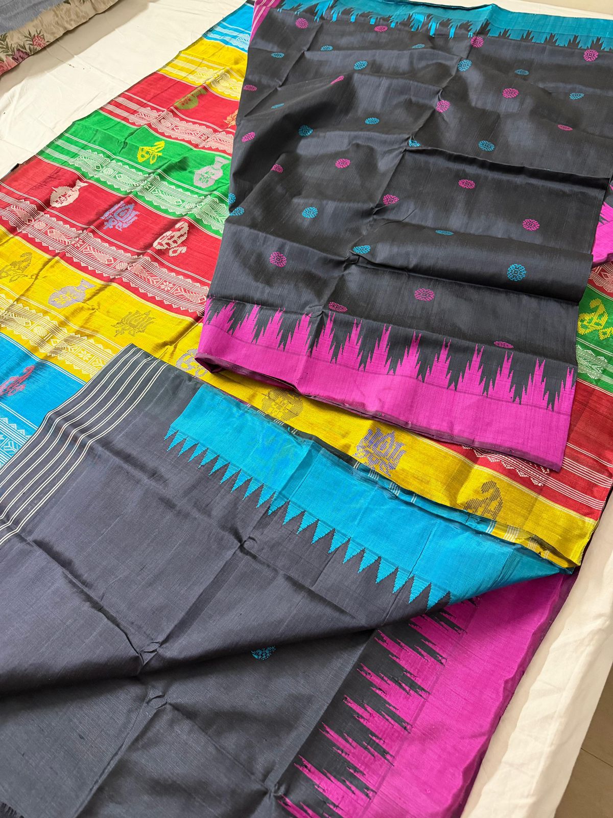 Heritage Grandeur Berhampuri Silk Saree