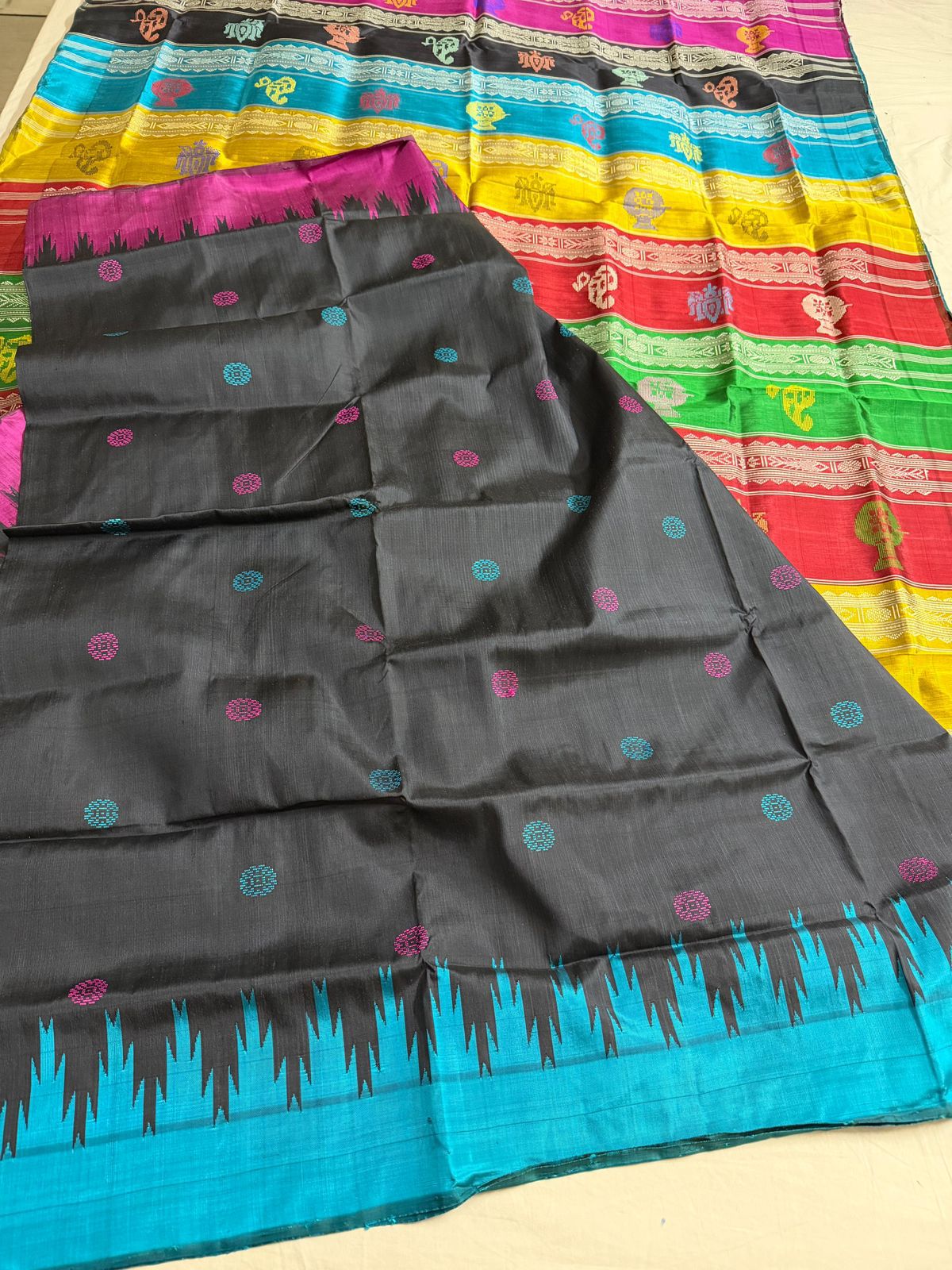 Heritage Grandeur Berhampuri Silk Saree