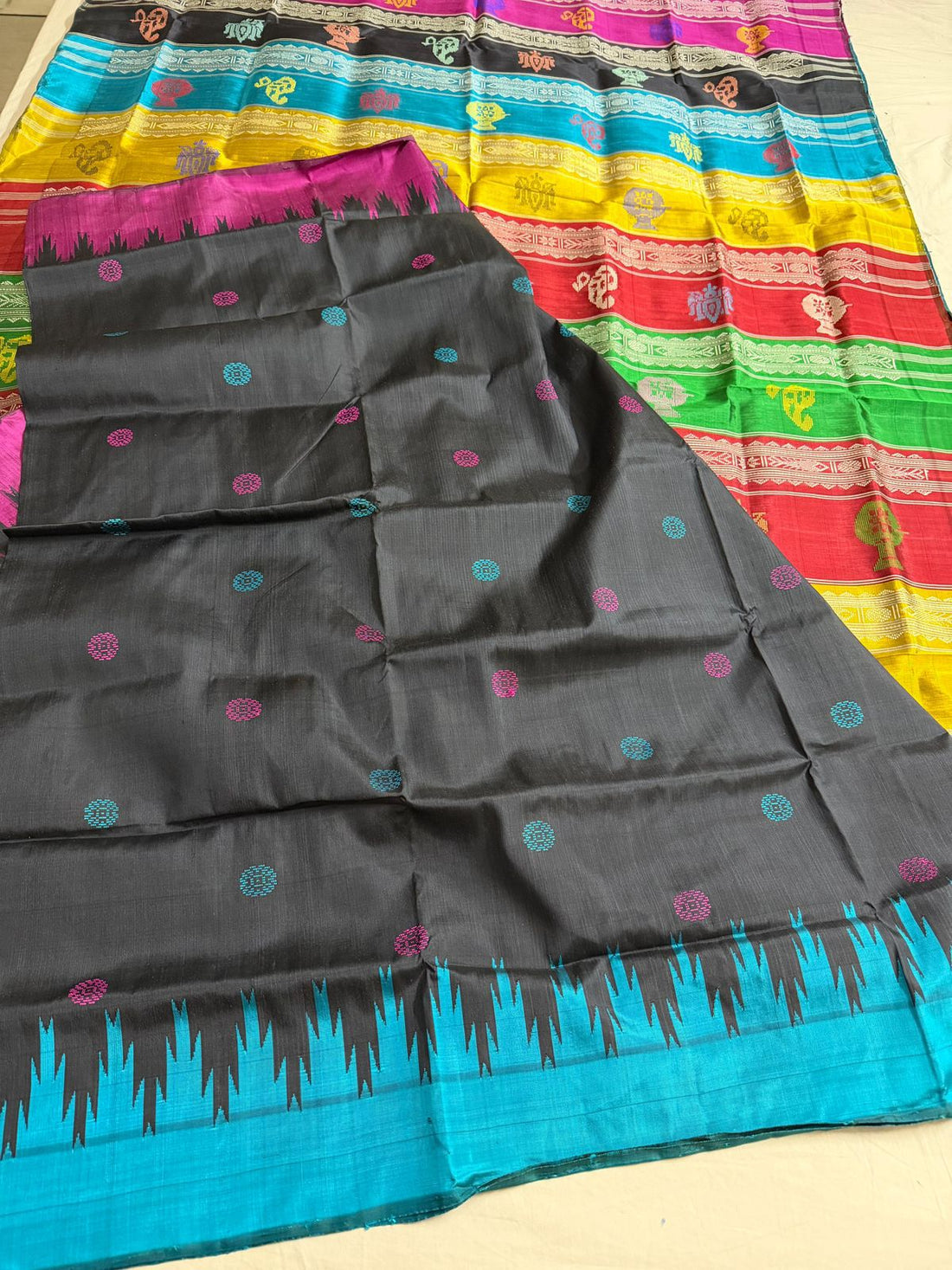 Heritage Grandeur Berhampuri Silk Saree