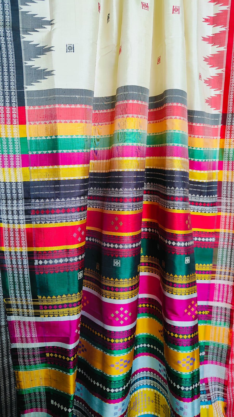 Rudraksha Heritage Berhampuri Silk Saree