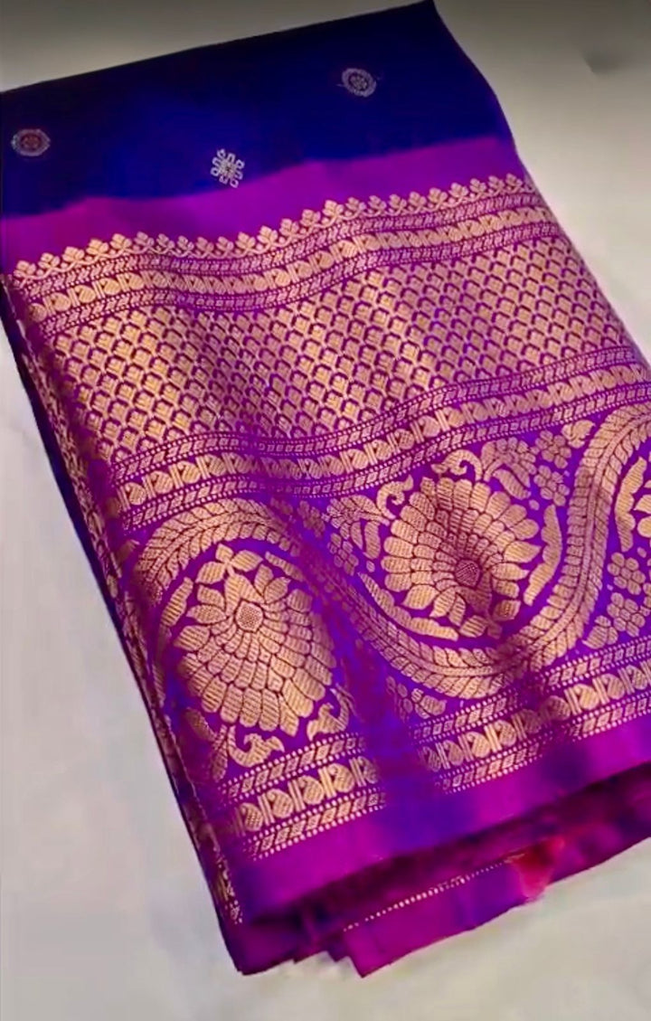 Viraasat Shobha Gadwal Silk Saree