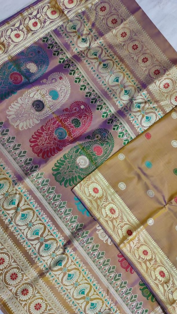 Rangkalpa Paisley Baluchuri Silk Saree