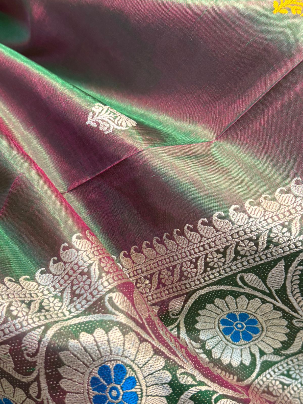 Neelkalpa Revival Butta Baluchuri Silk Saree
