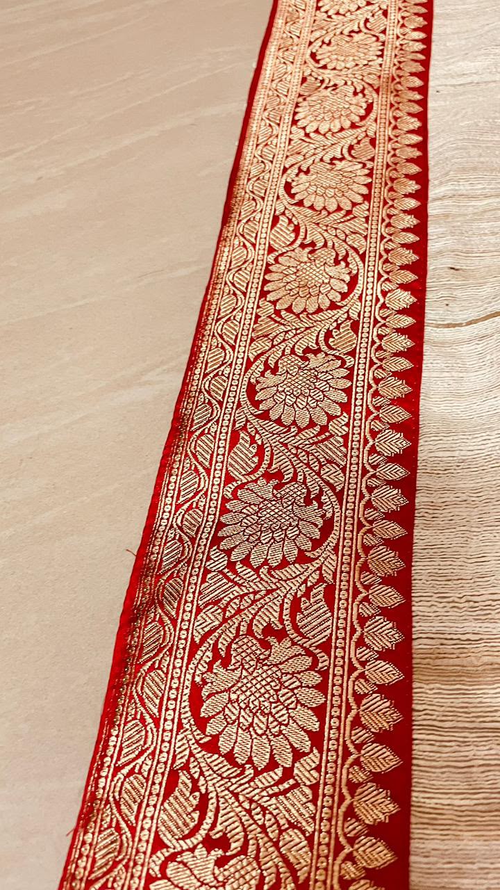 Devi Heritage Pure Gicha Silk Block Print Saree