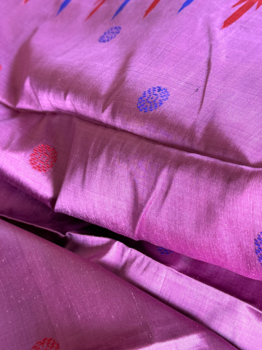Berhampuri Pure Silk Double Pallu Saree