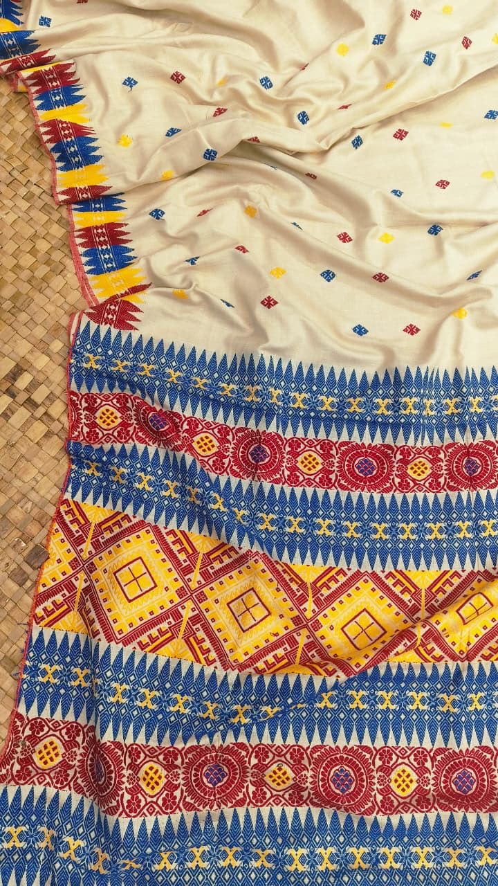 Assam Pure Eri Ahimsa Silk Saree  - Available on PRE ORDER 60 days