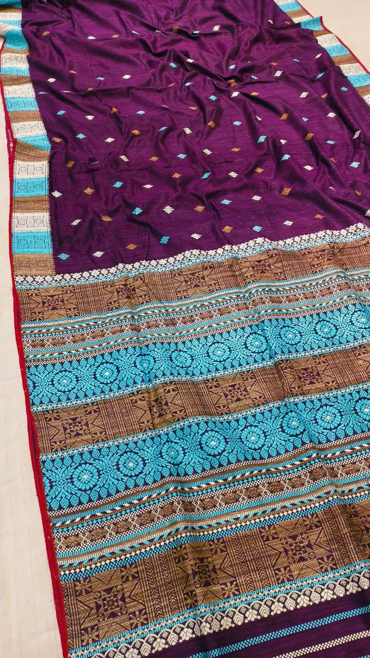 Assam Pure Eri Ahimsa Silk Saree
