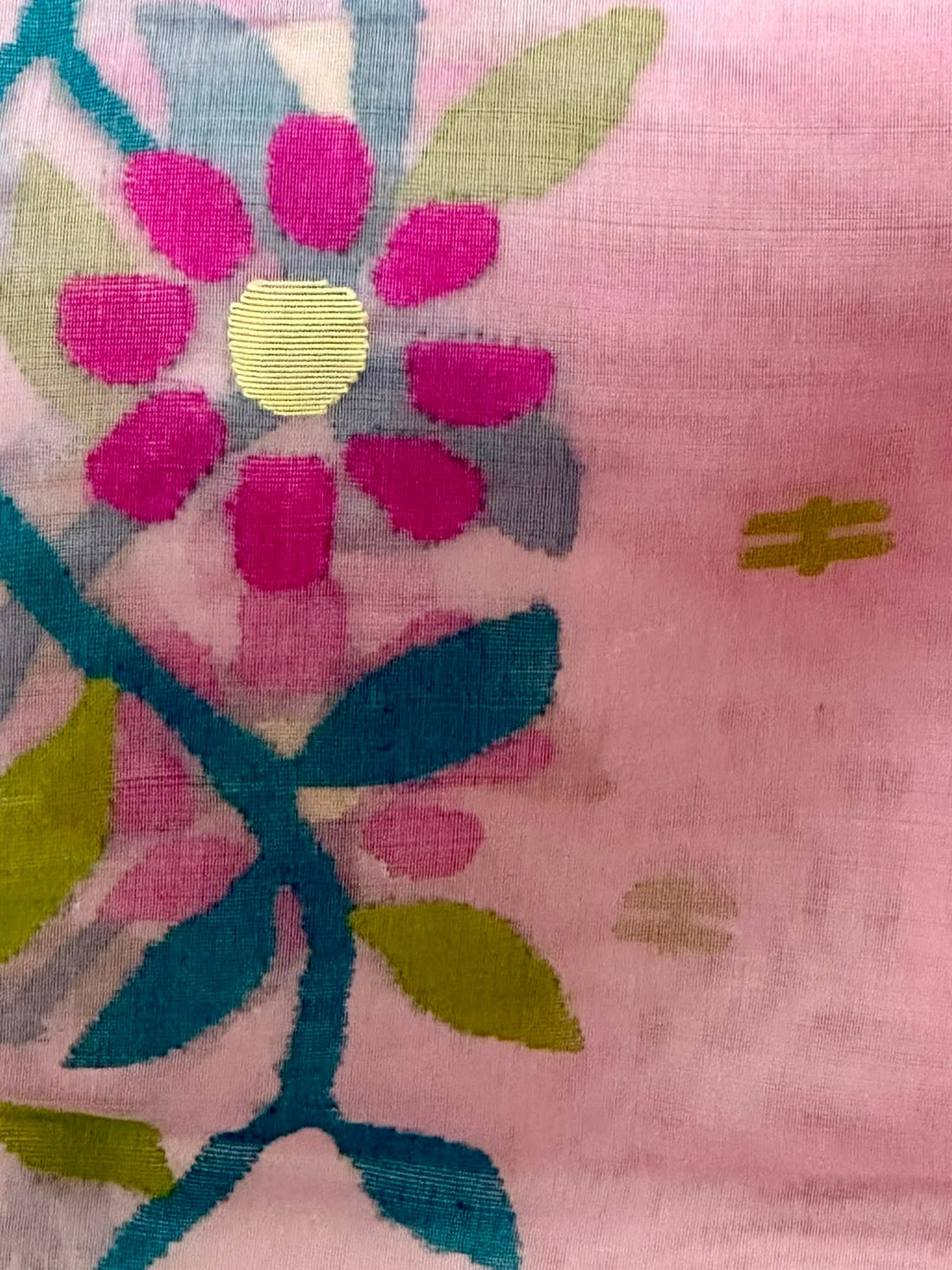 Pure Muslin Needle Jamdani Saree