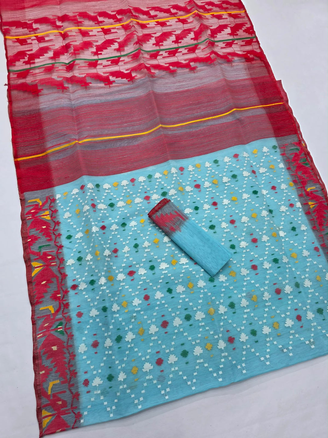 Aakash Ganga: Authentic Handwoven Bangladeshi Dhakai Jamdani