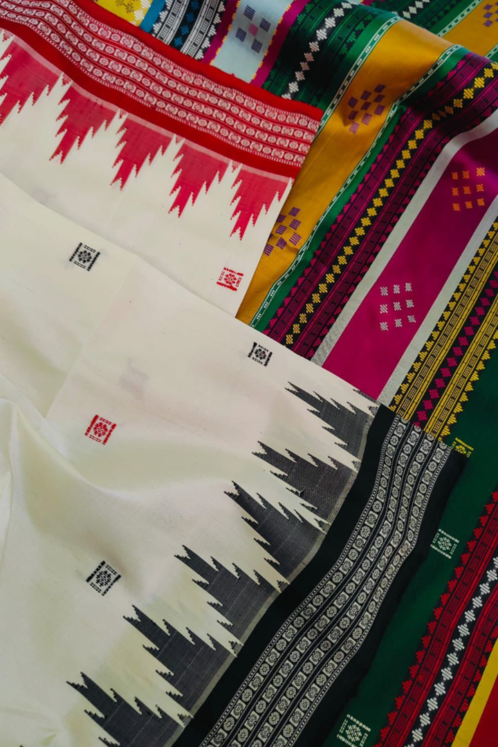 Rudraksha Heritage Berhampuri Silk Saree