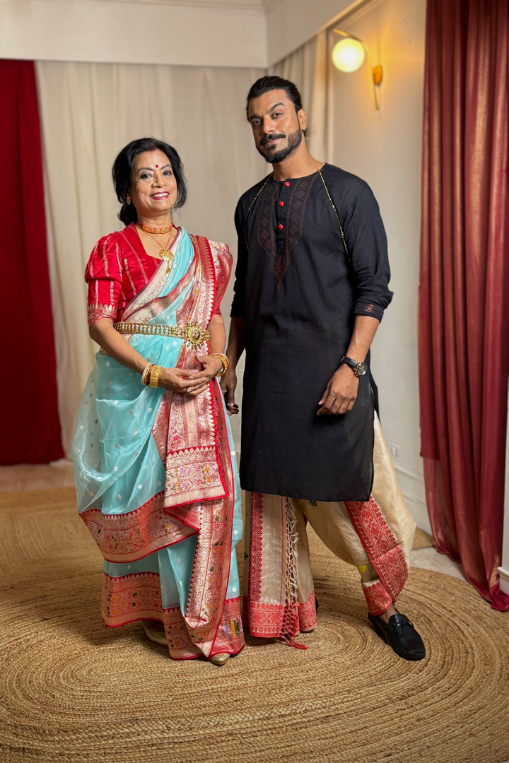 Noor Kora Banarasi Saree