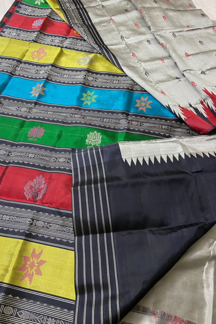 Phoda Kumbha Grace Berhampuri Silk Saree