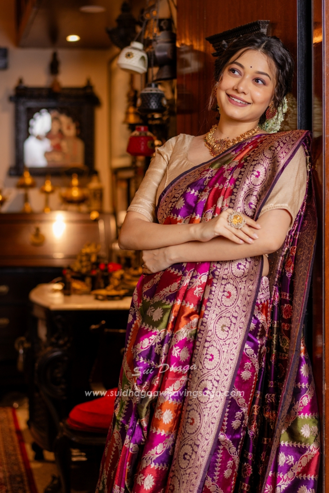 Banarasi Rangkaat Katan Pure Silk Saree - Available on PRE ORDER