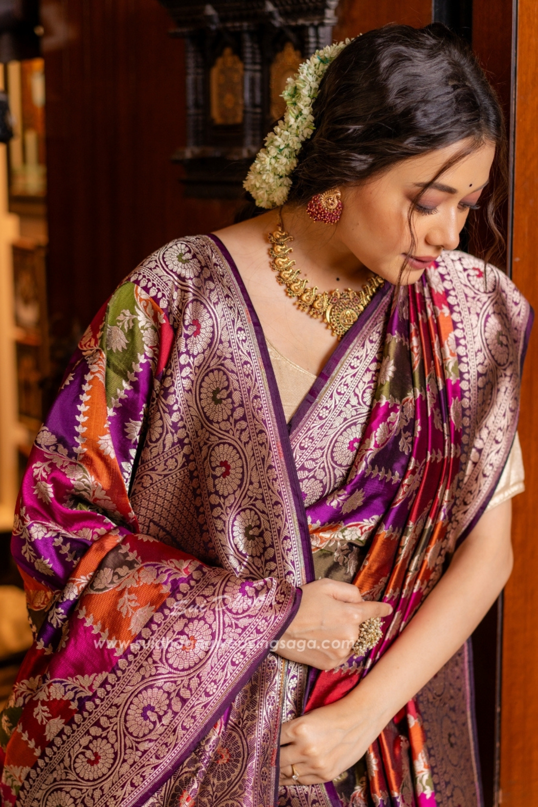 Banarasi Rangkaat Katan Pure Silk Saree - Available on PRE ORDER