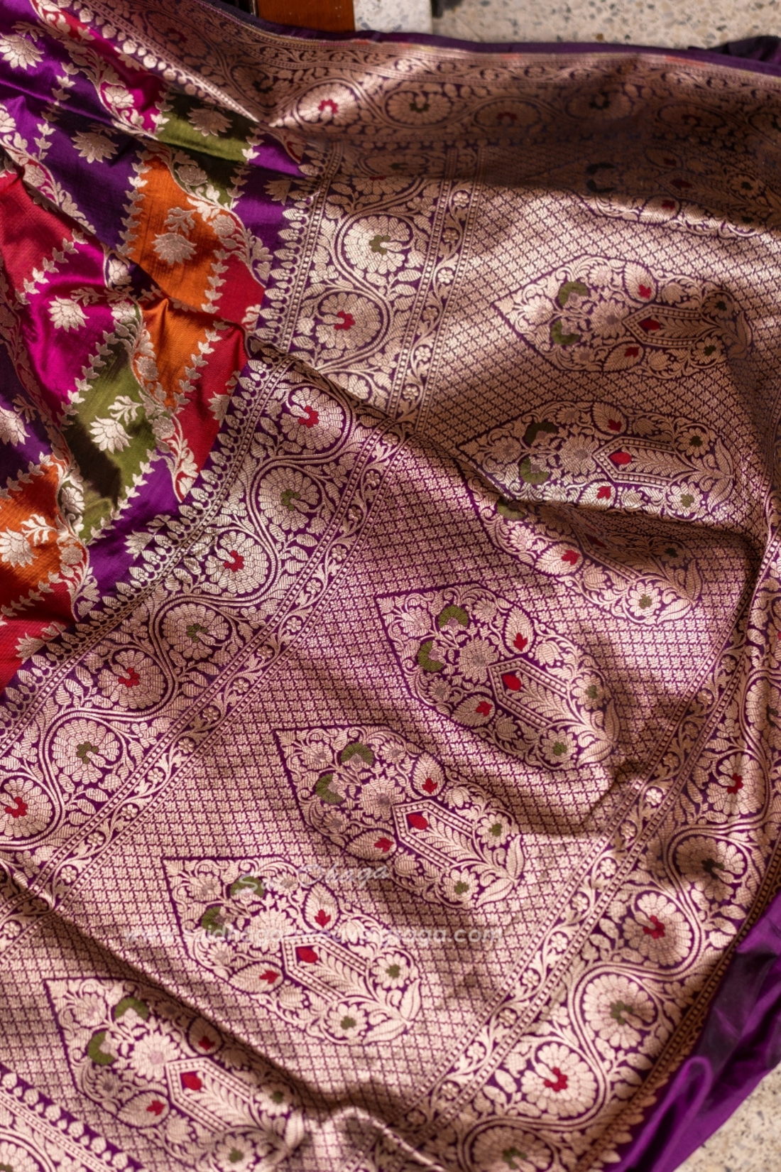 Banarasi Rangkaat Katan Pure Silk Saree - Available on PRE ORDER
