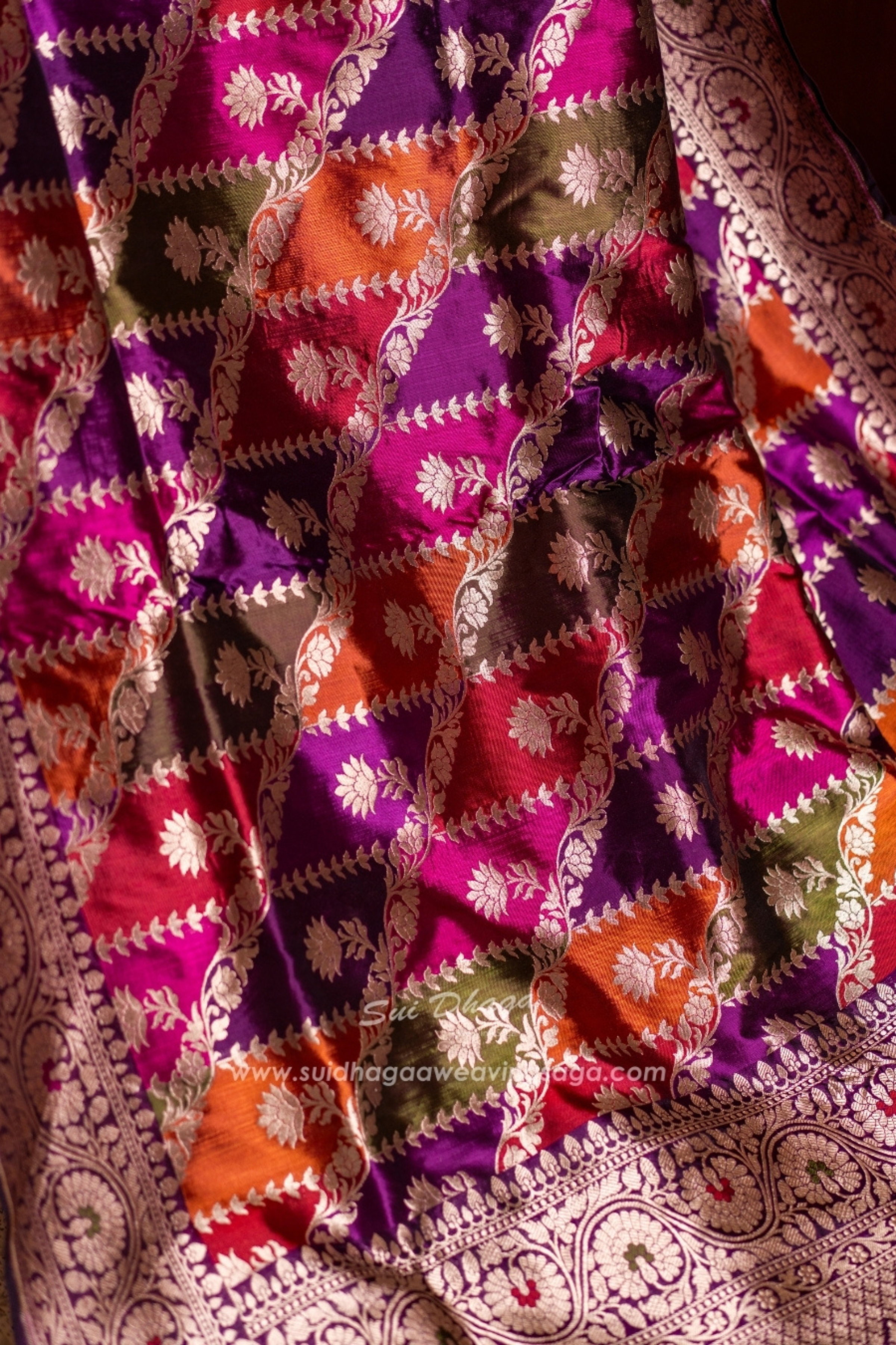 Banarasi Rangkaat Katan Pure Silk Saree - Available on PRE ORDER