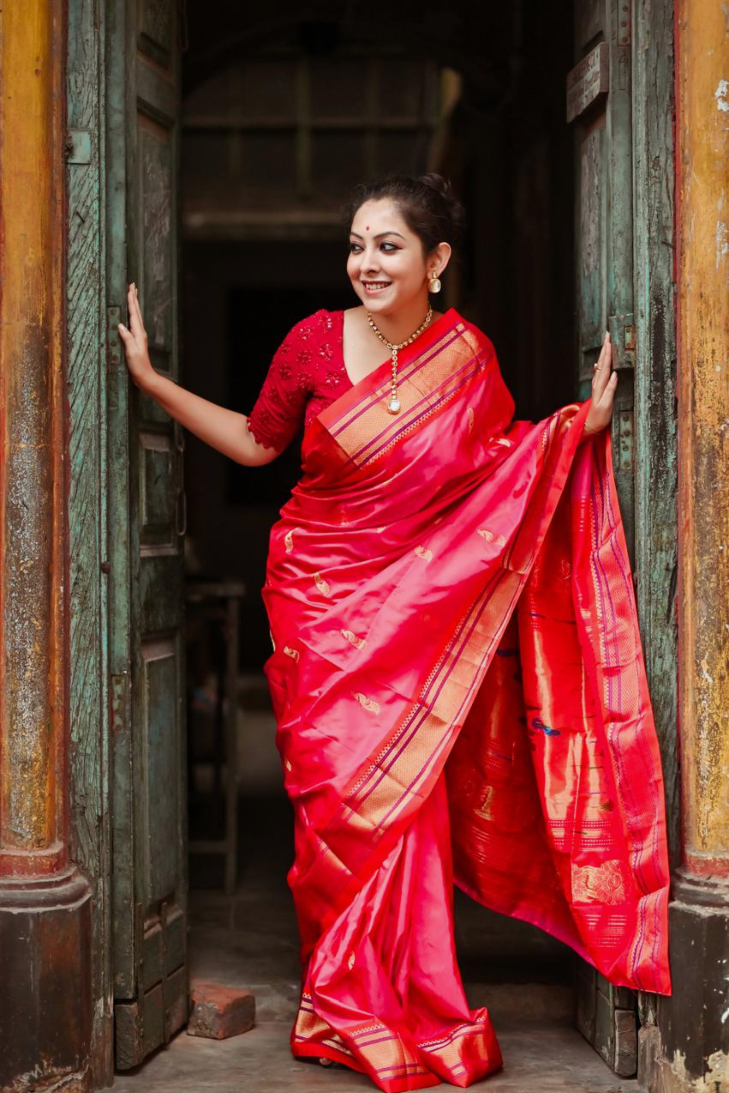 Maharani Elegance Paithani Pure Silk Saree