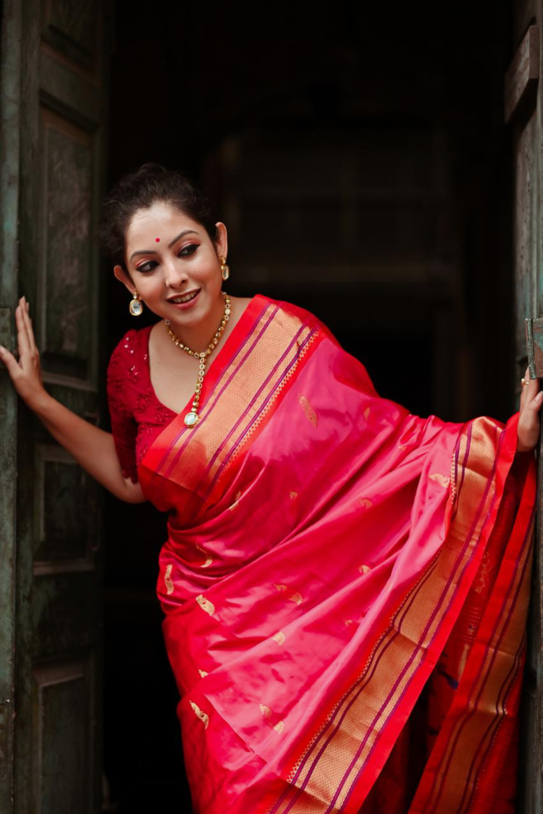 Maharani Elegance Paithani Pure Silk Saree