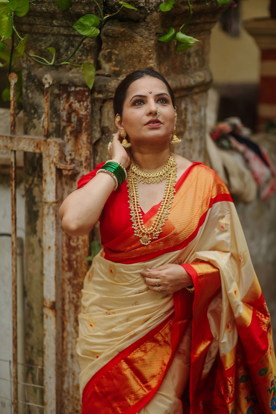 Royal Peacock Paithani Saree