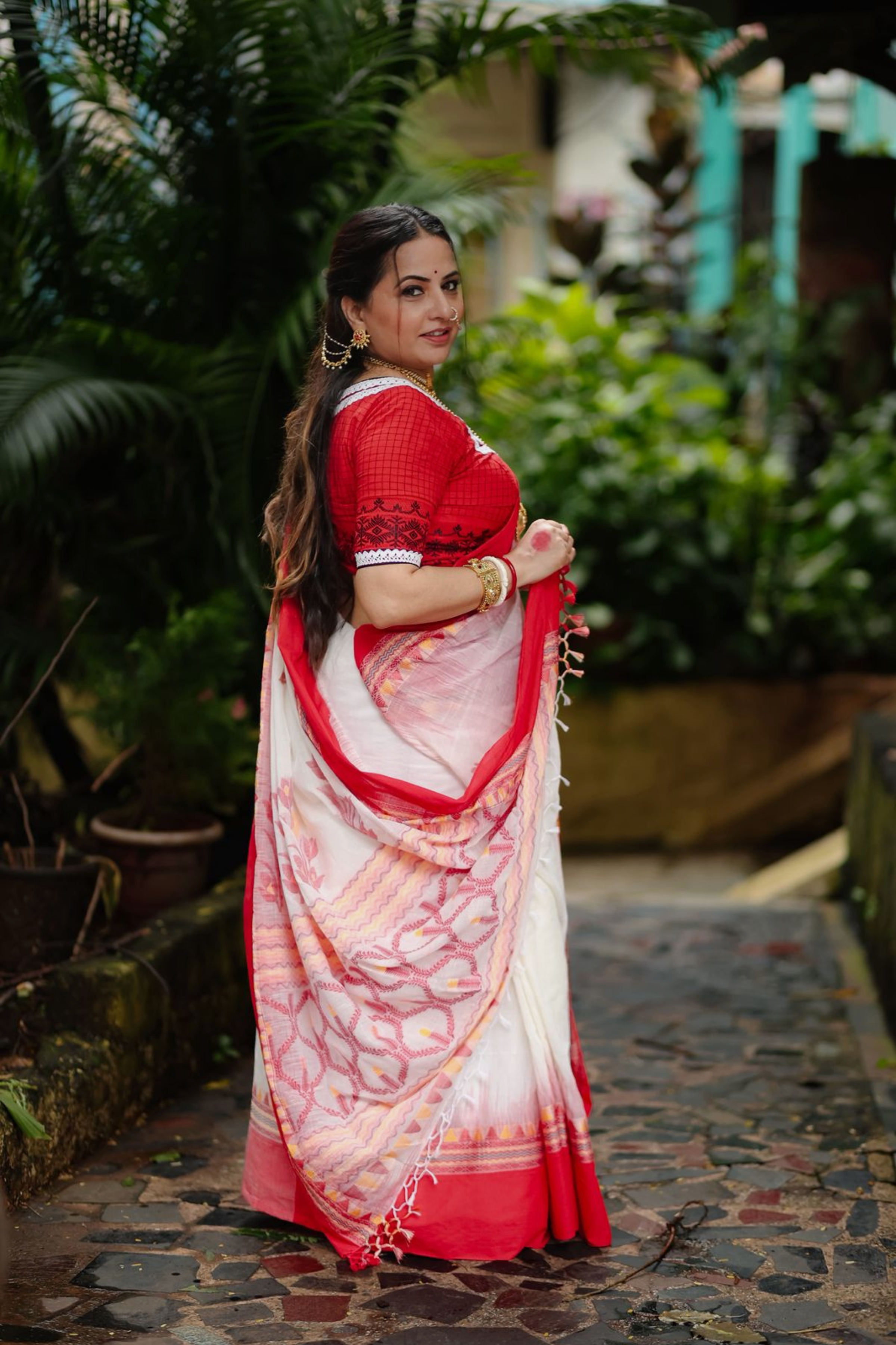 Aarohi Bengal Cotton Saree