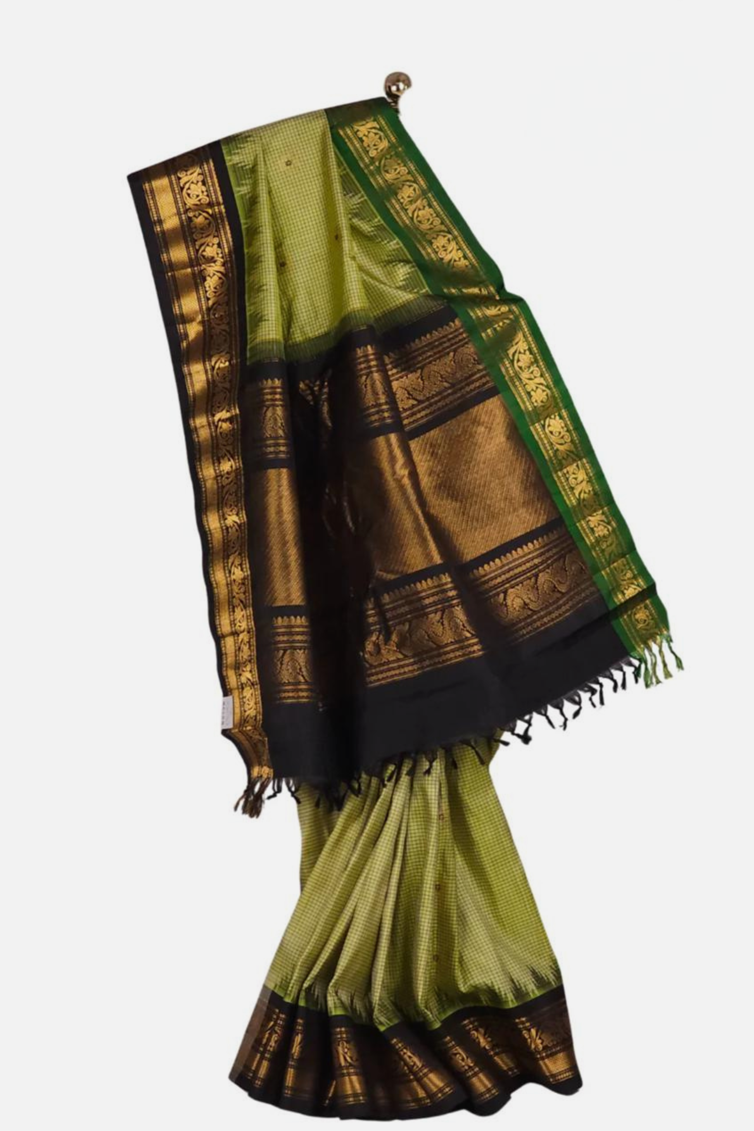Kshira Gadwal Silk Saree