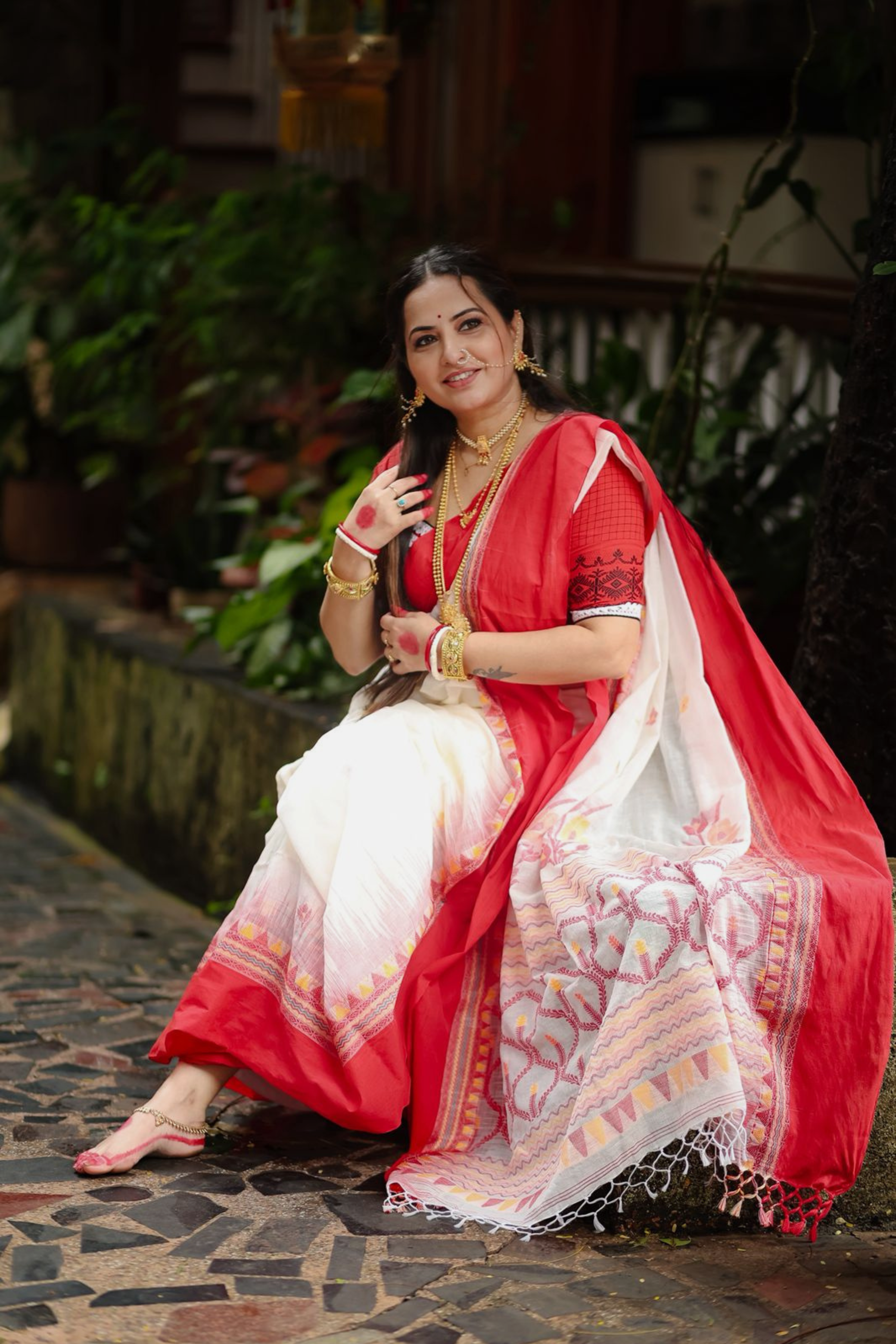 Aarohi Bengal Cotton Saree
