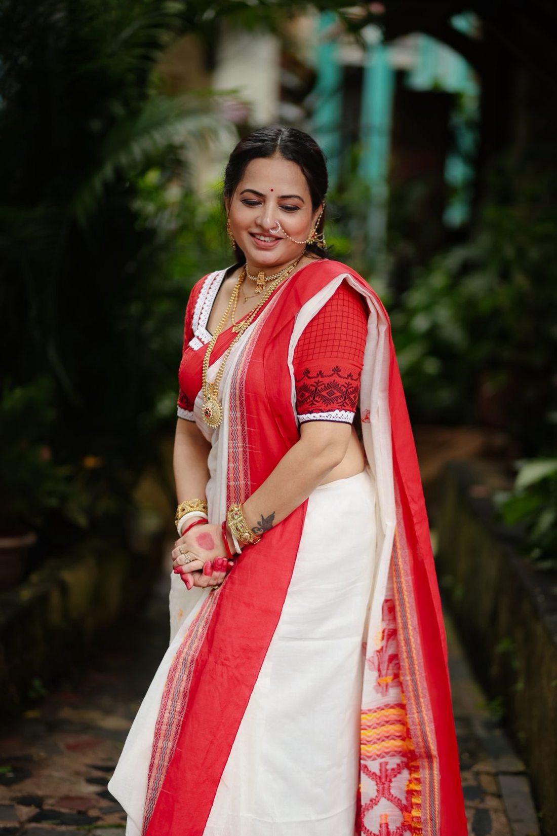 Aarohi Bengal Cotton Saree