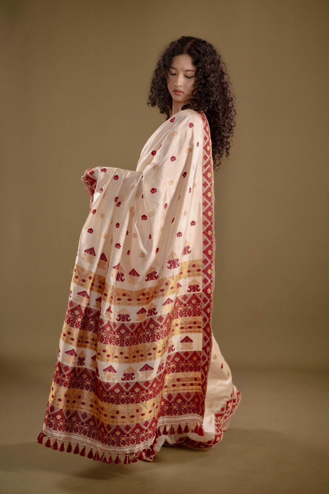 Ethereal Essence Assam Silk Saree