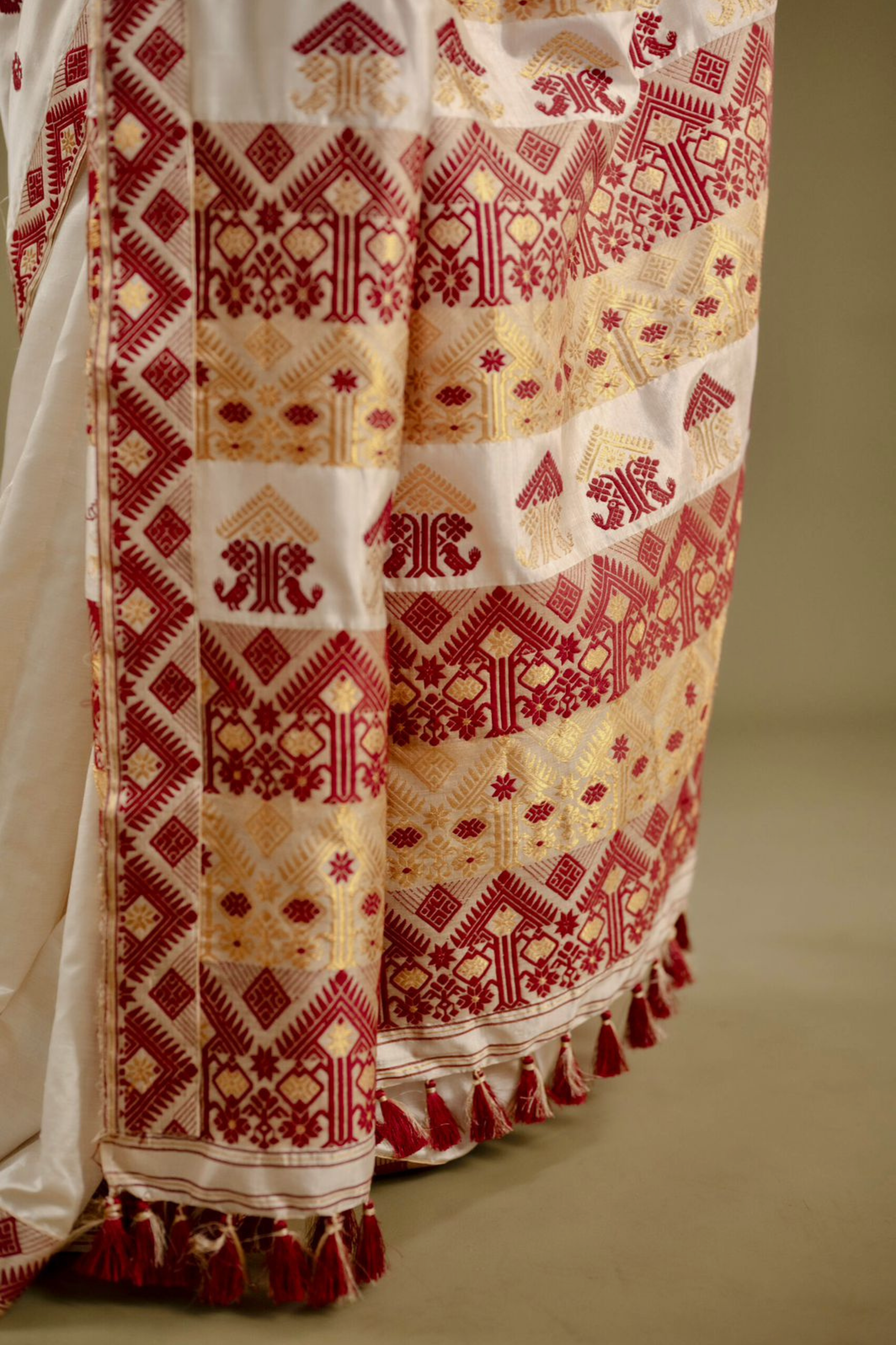 Ethereal Essence Assam Silk Saree