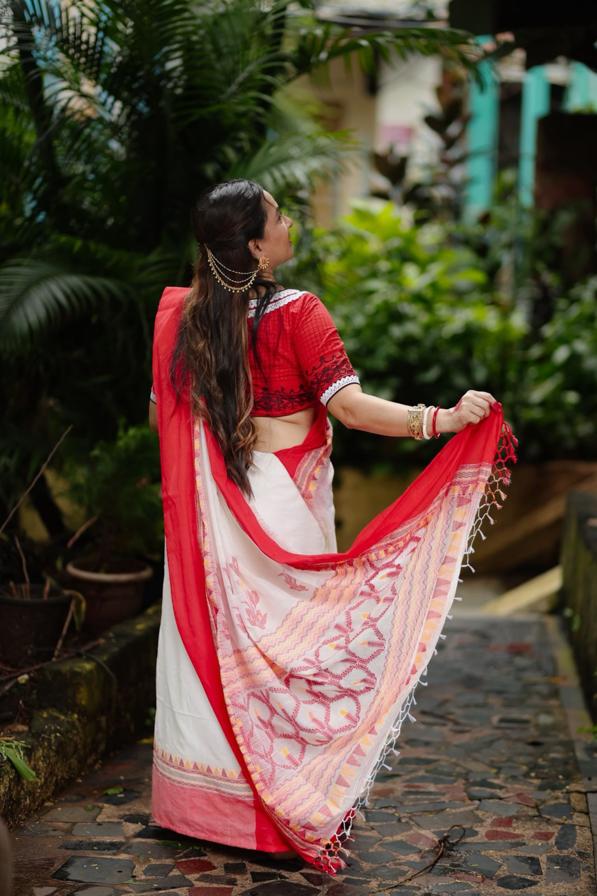 Aarohi Bengal Cotton Saree