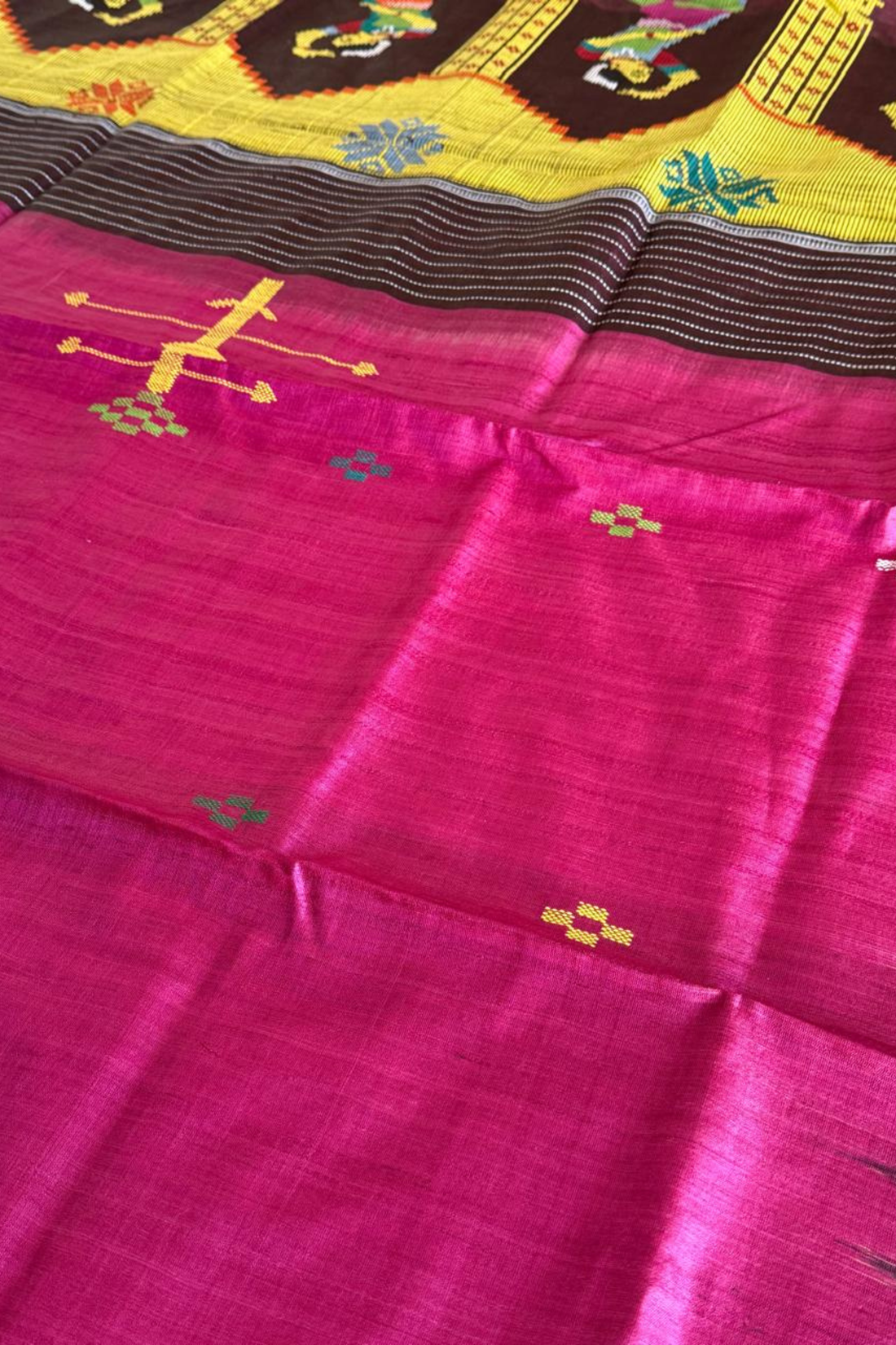 Gopalpur Pure Tussar Saree with Nartaki Design