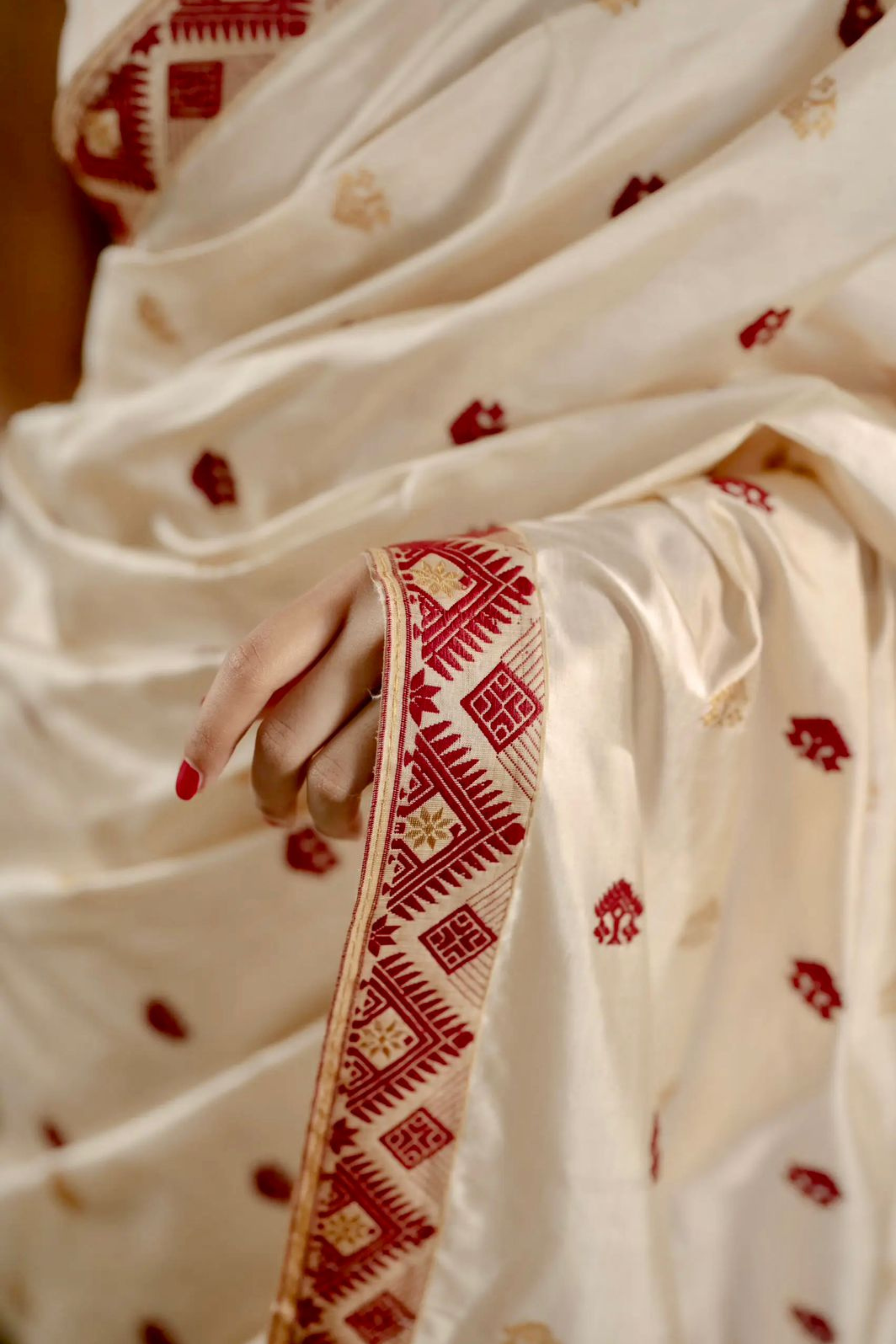 Ethereal Essence Assam Silk Saree