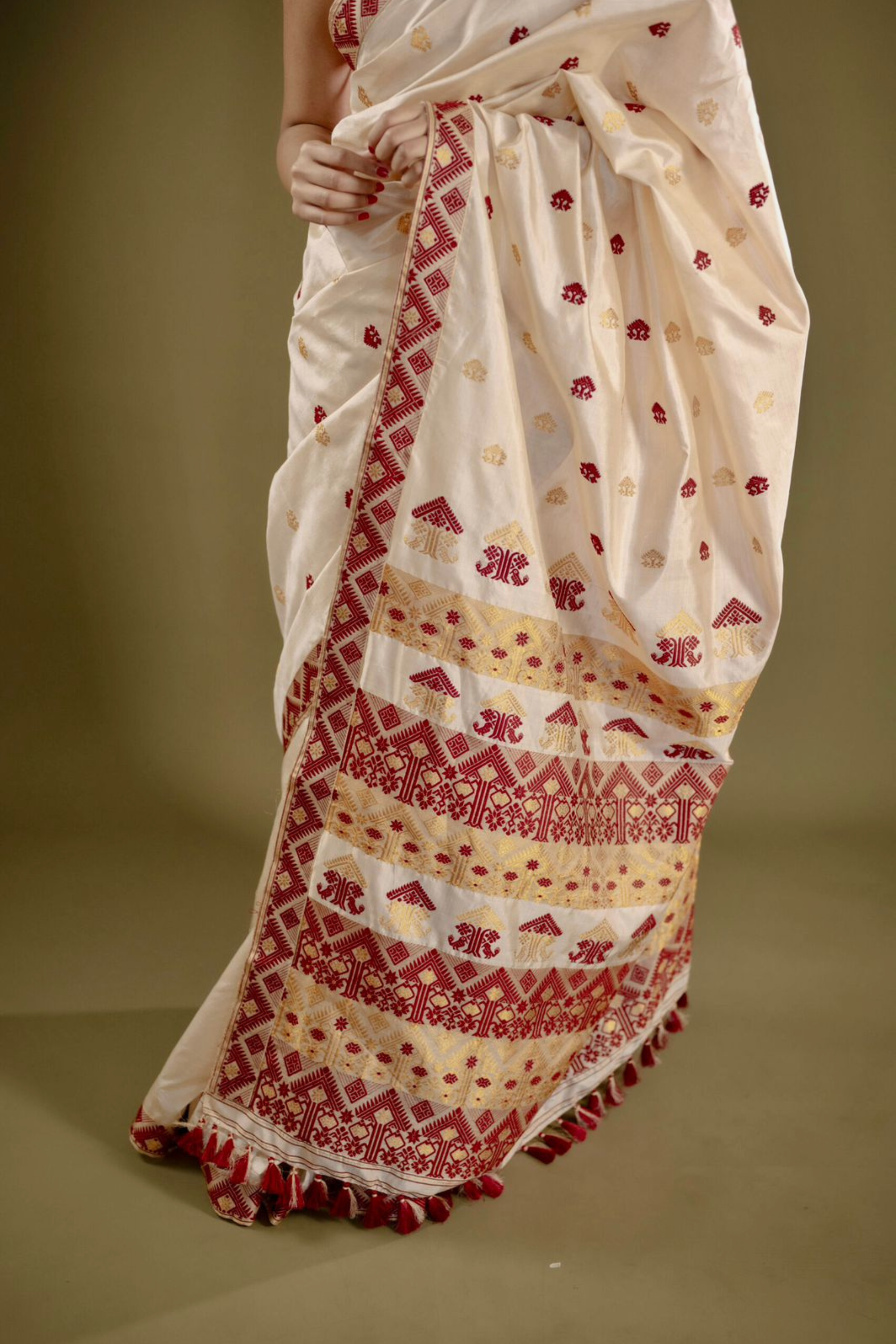 Ethereal Essence Assam Silk Saree