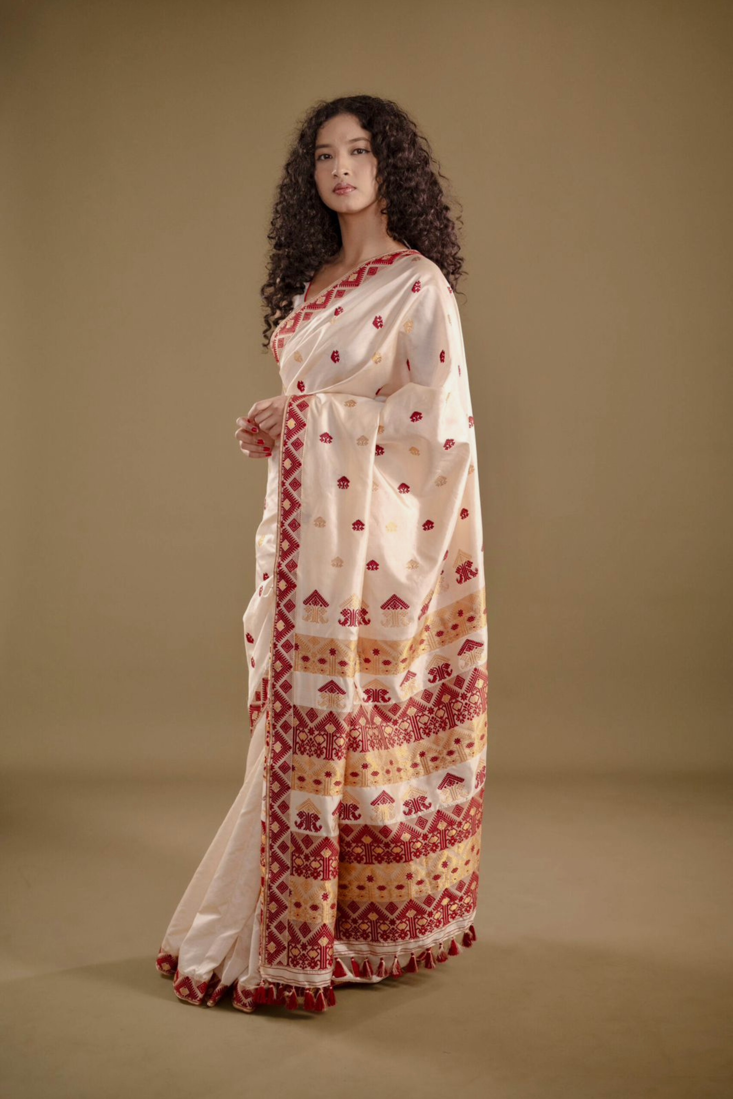 Ethereal Essence Assam Silk Saree