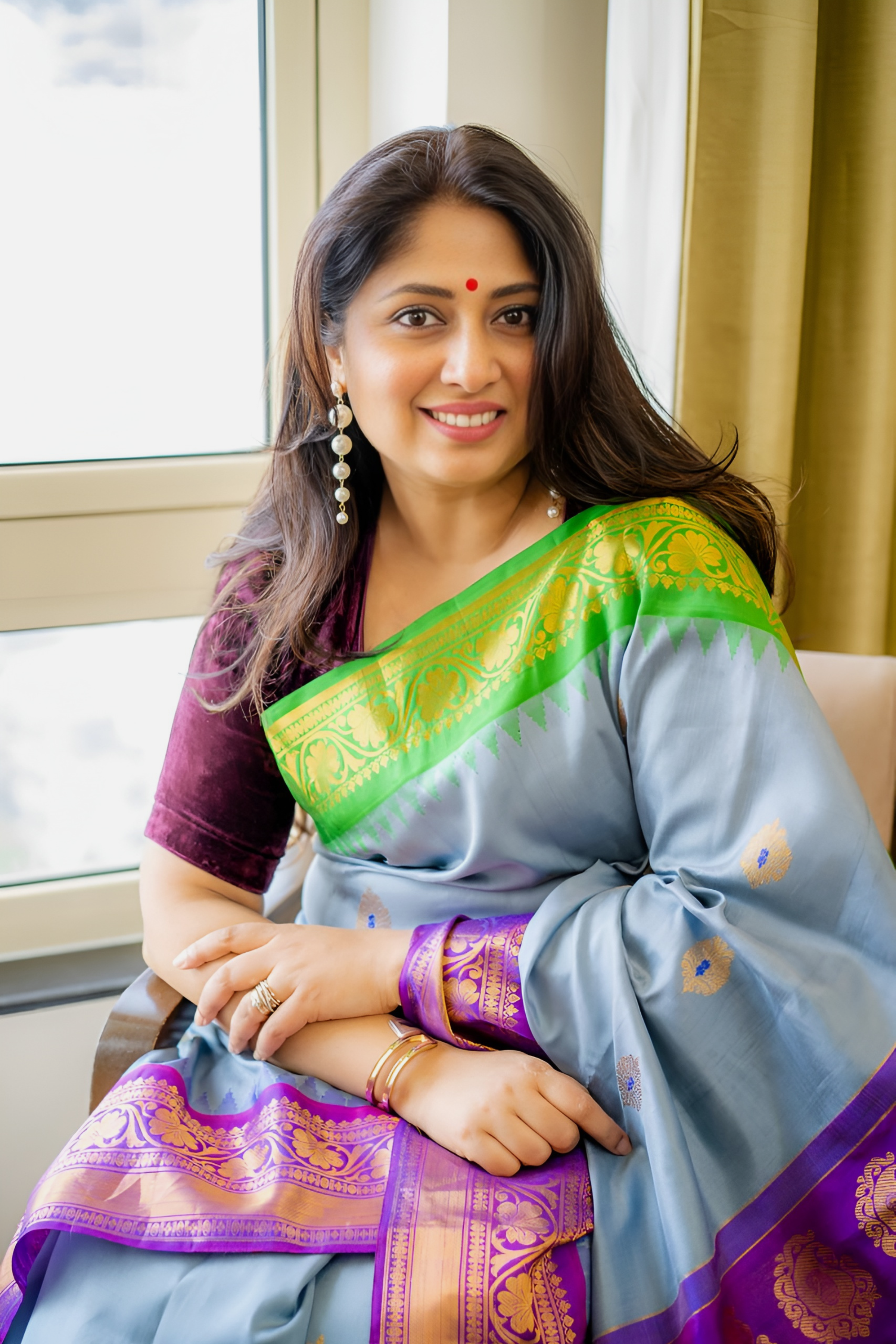 Regal Radiance Gadwal Pure Silk Saree