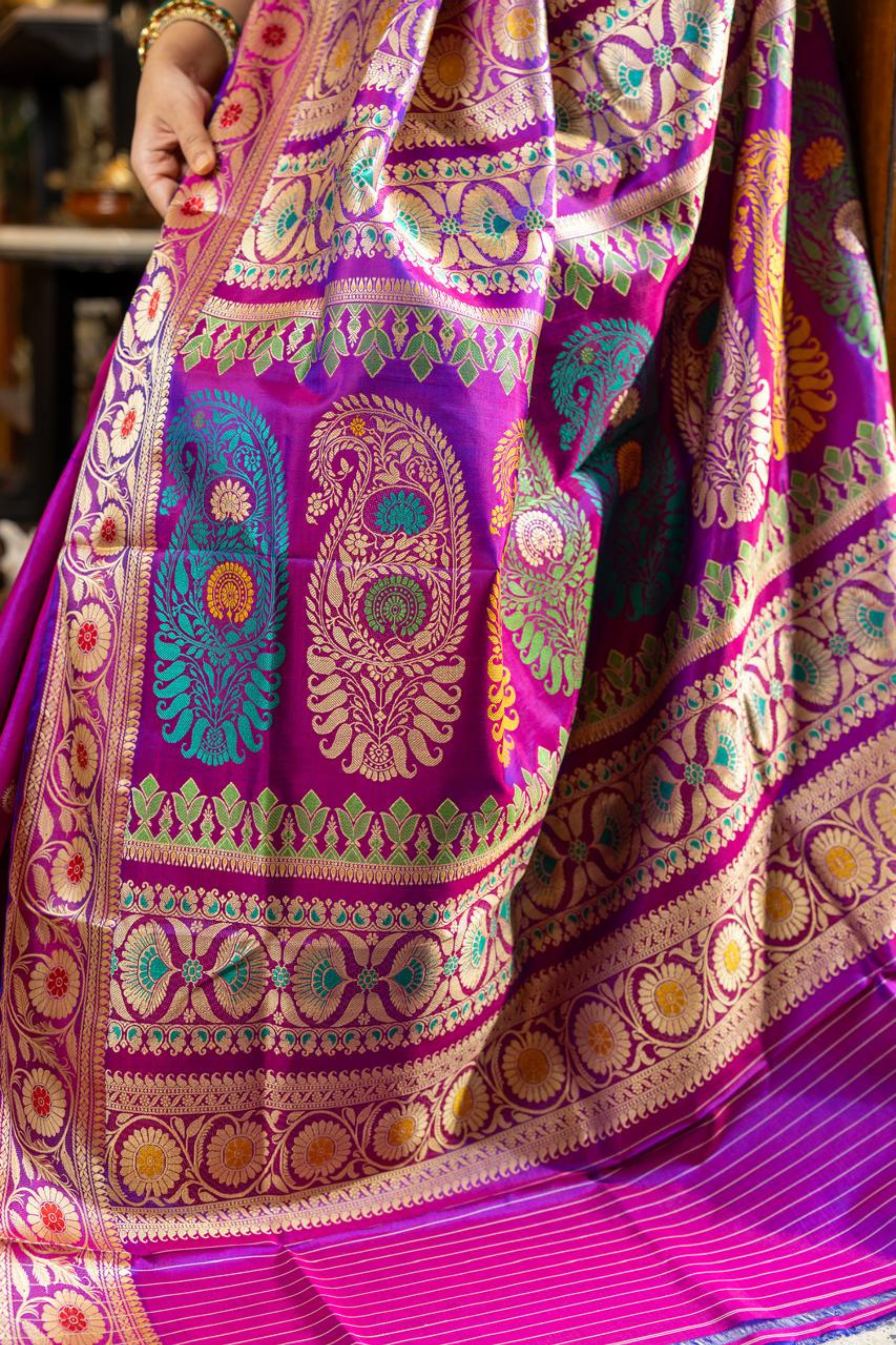Revival Heritage Baluchuri Pure Silk Saree