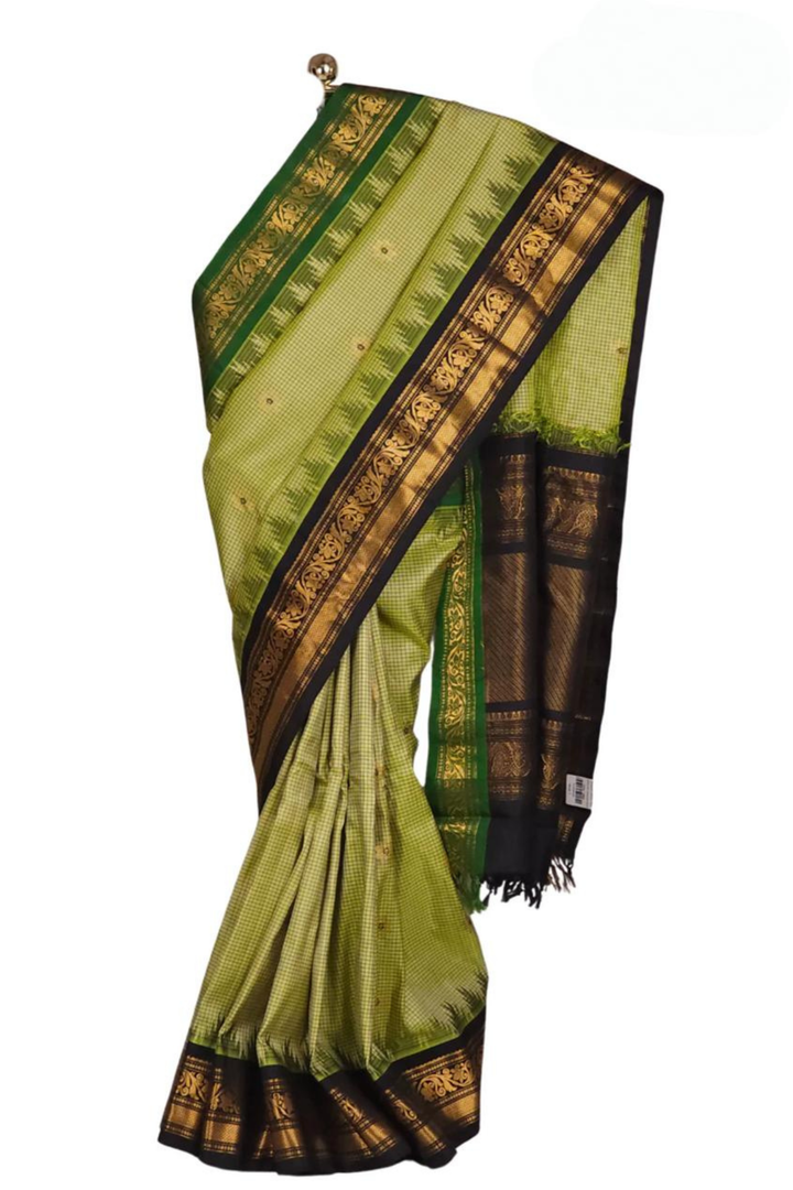 Kshira Gadwal Silk Saree