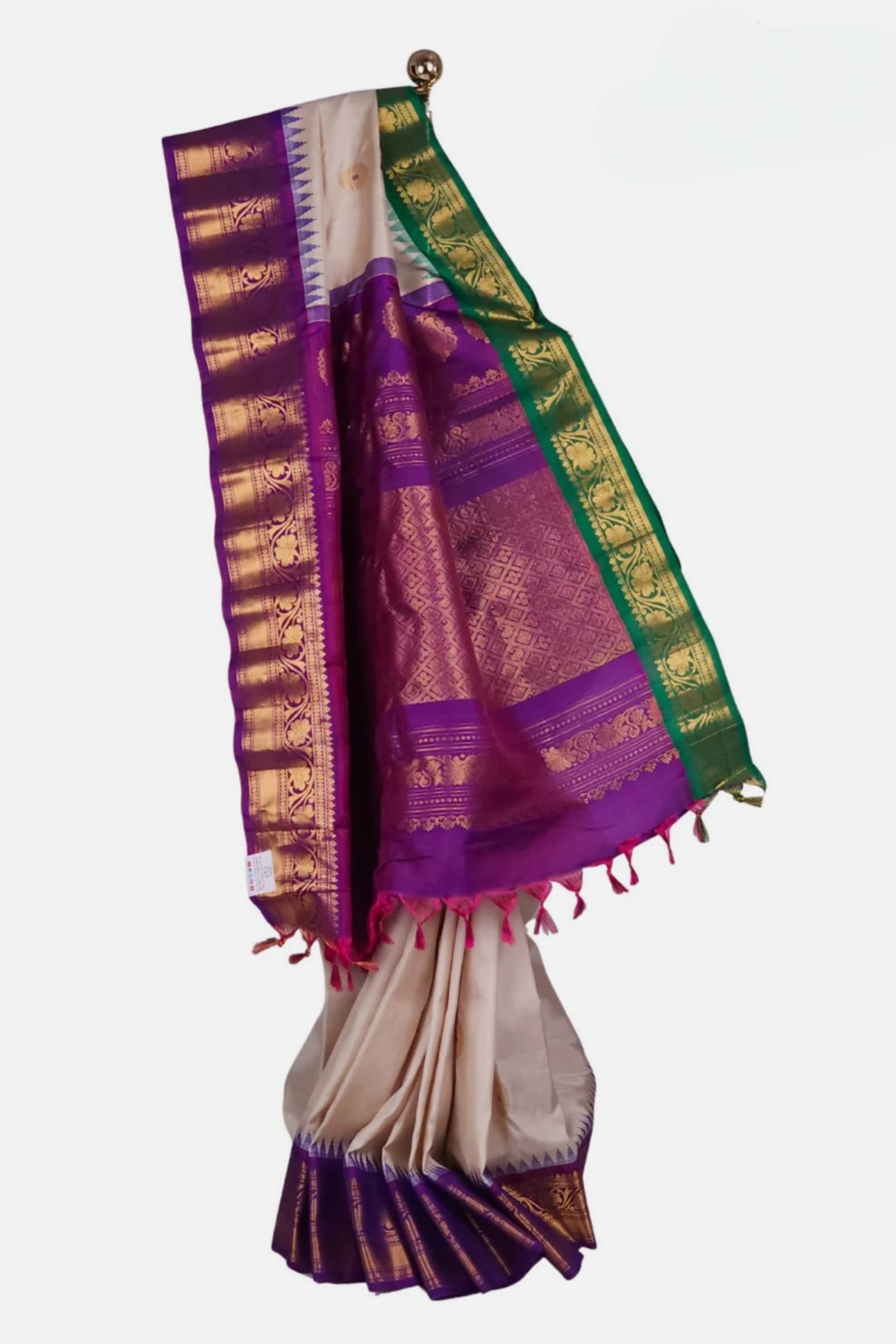 Divine Harmony Gadwal Pure Silk Saree