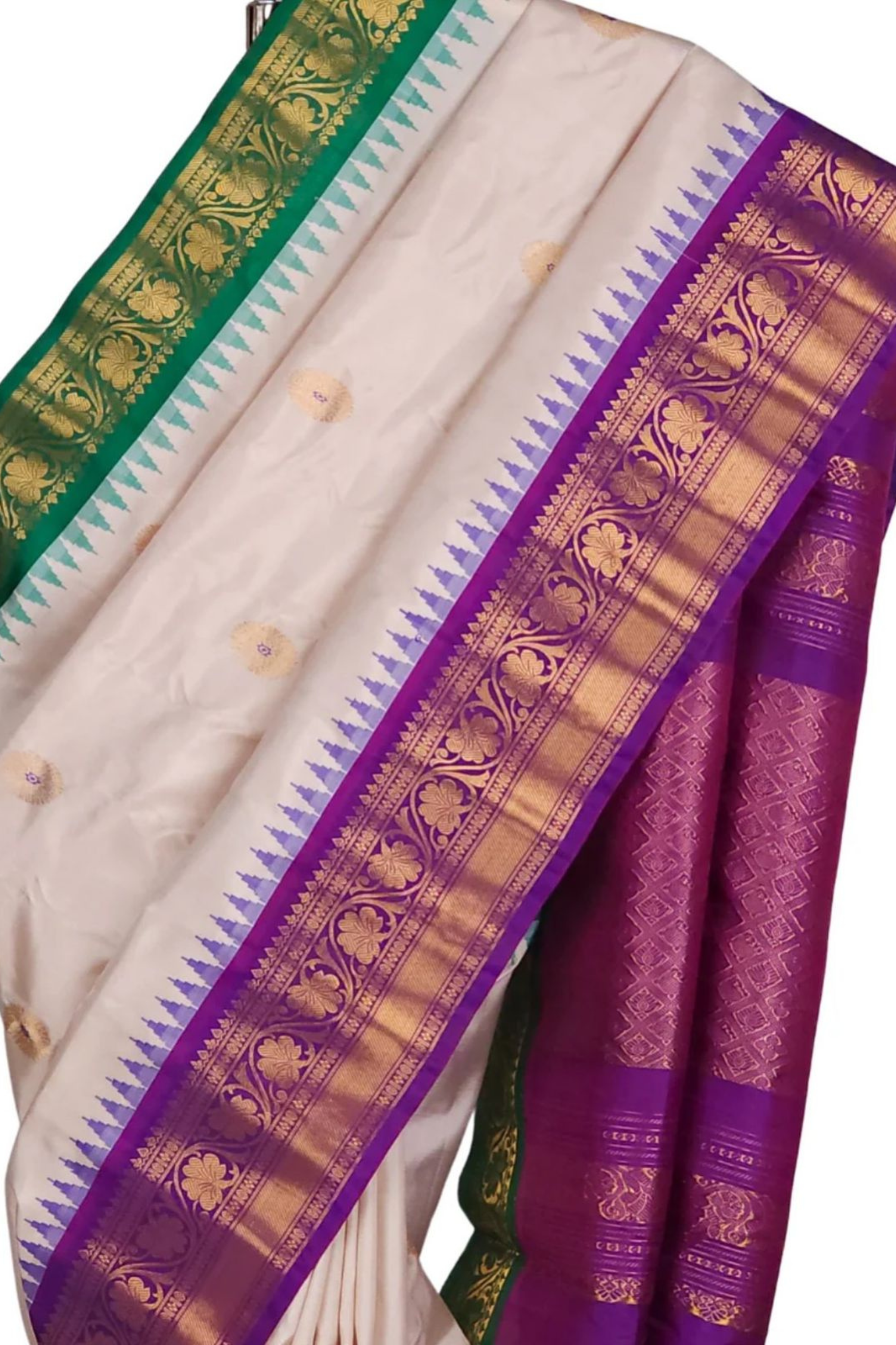 Divine Harmony Gadwal Pure Silk Saree