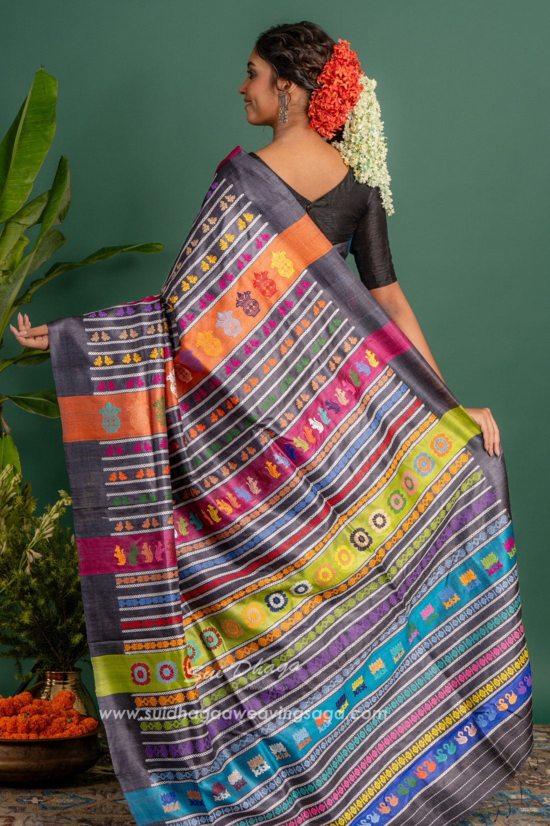 Double Pallu Gopalpur Tussar Saree - Available on PRE - ORDER